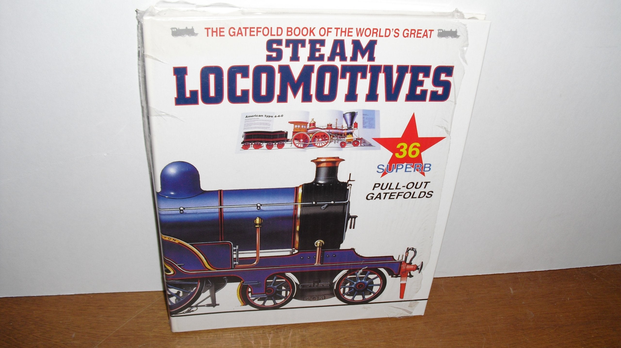 The gatefold book of the world's great steam locomotives