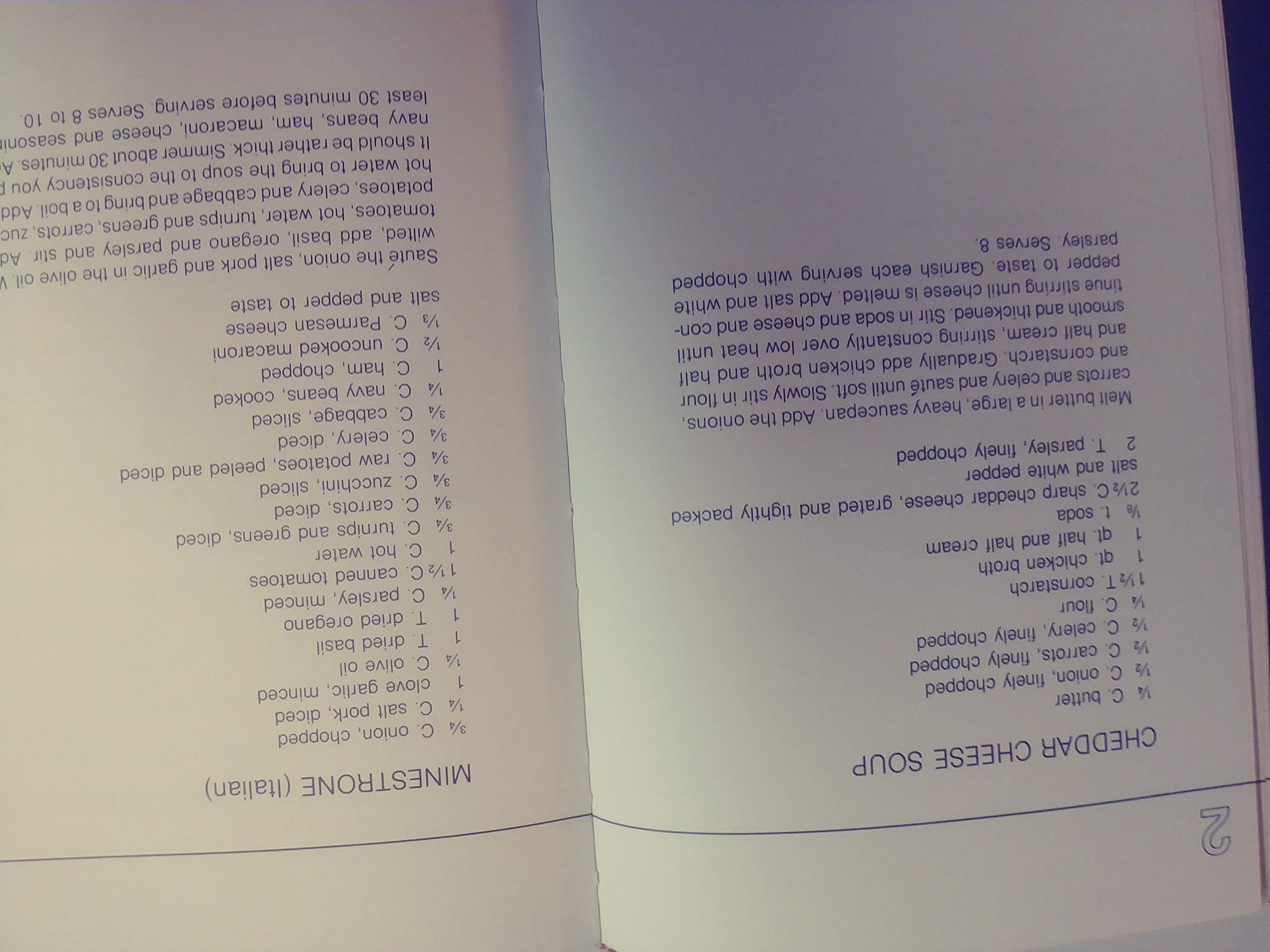 Gallery buffet soup cookbook