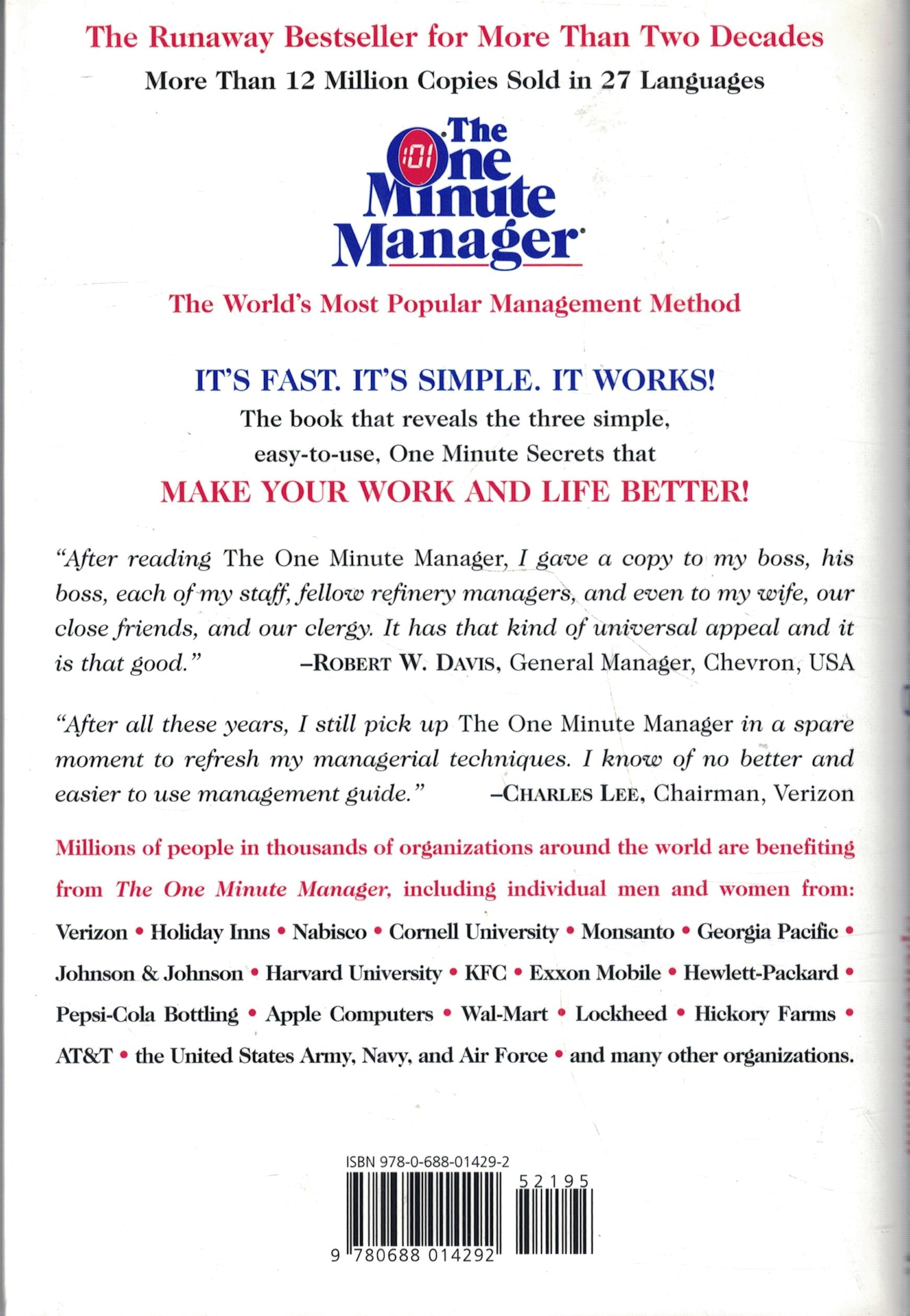 The One Minute Manager