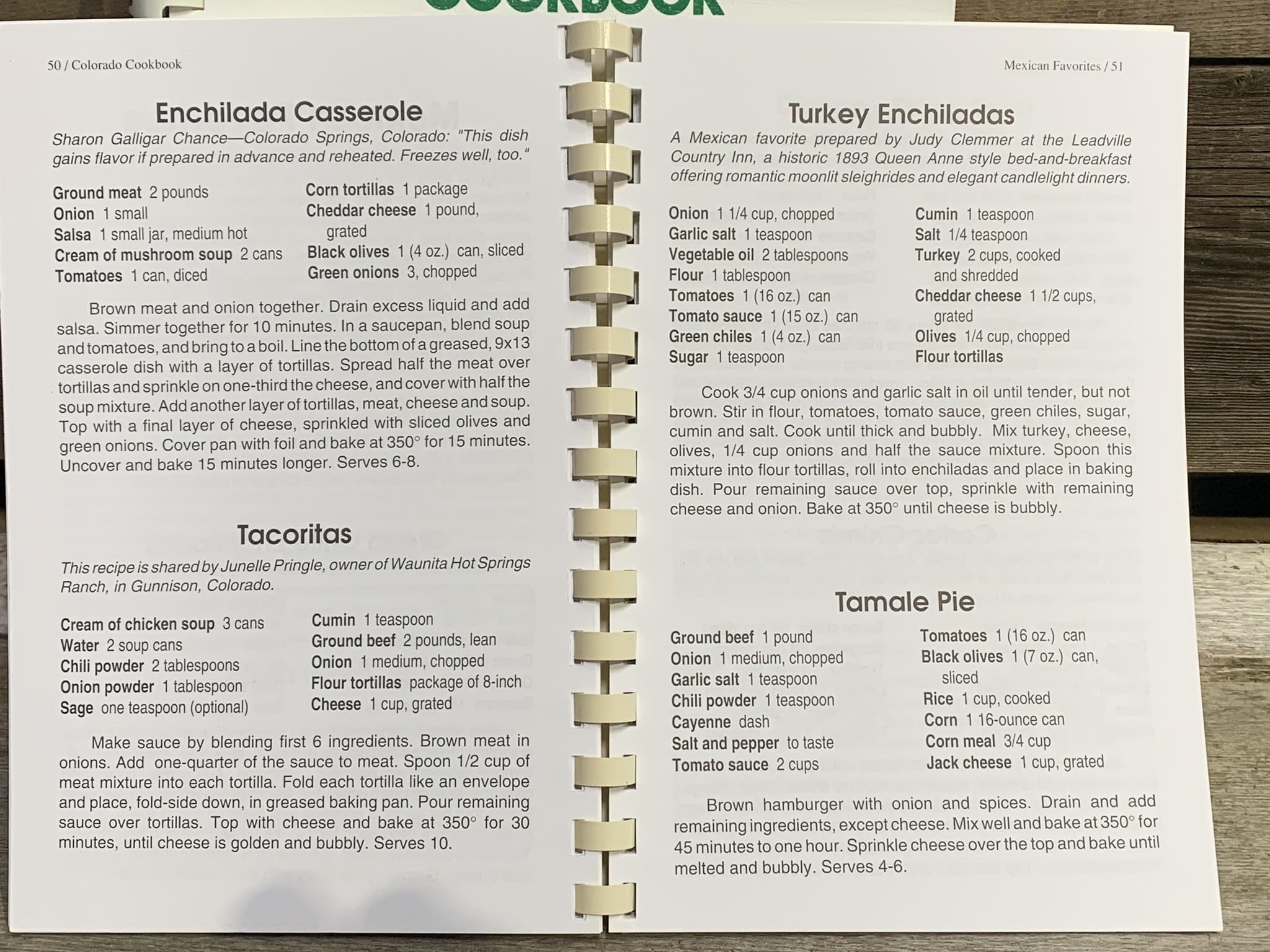 Colorado Cache Cookbook: A Goldmine of Recipes