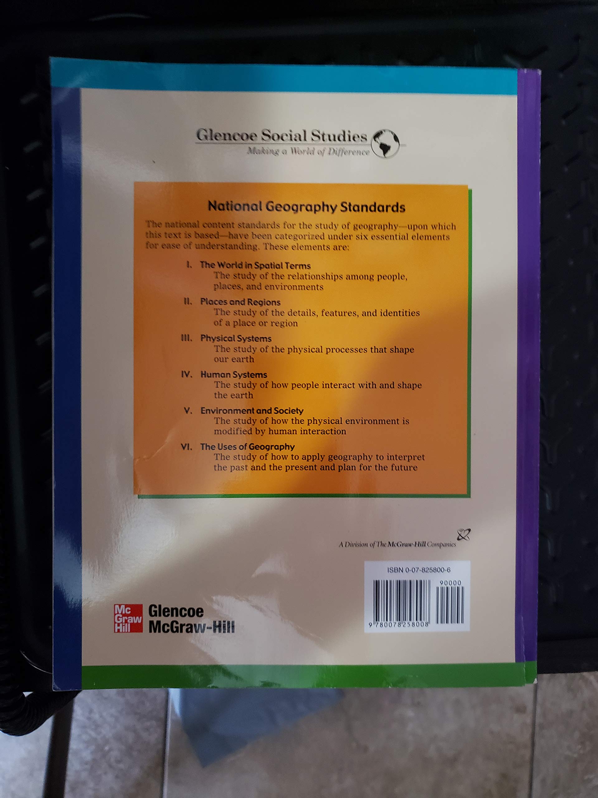 Glencoe Building Geography Skills for Life TAE text-workbook