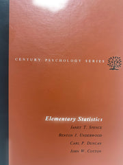 Century Psychology Series Elementary Statistics -Second Edition