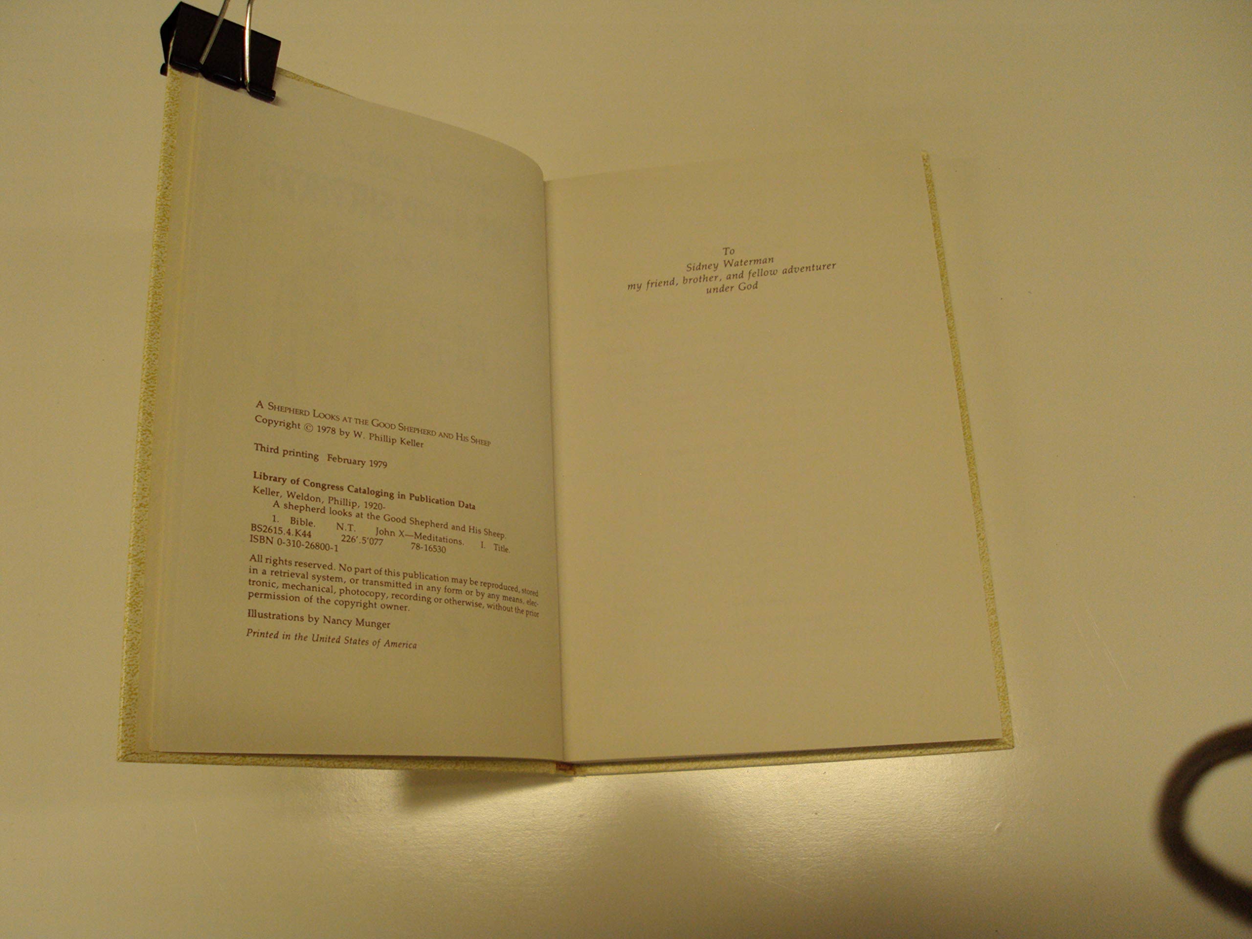 A Shepherd Looks at the Good Shepherd and His Sheep