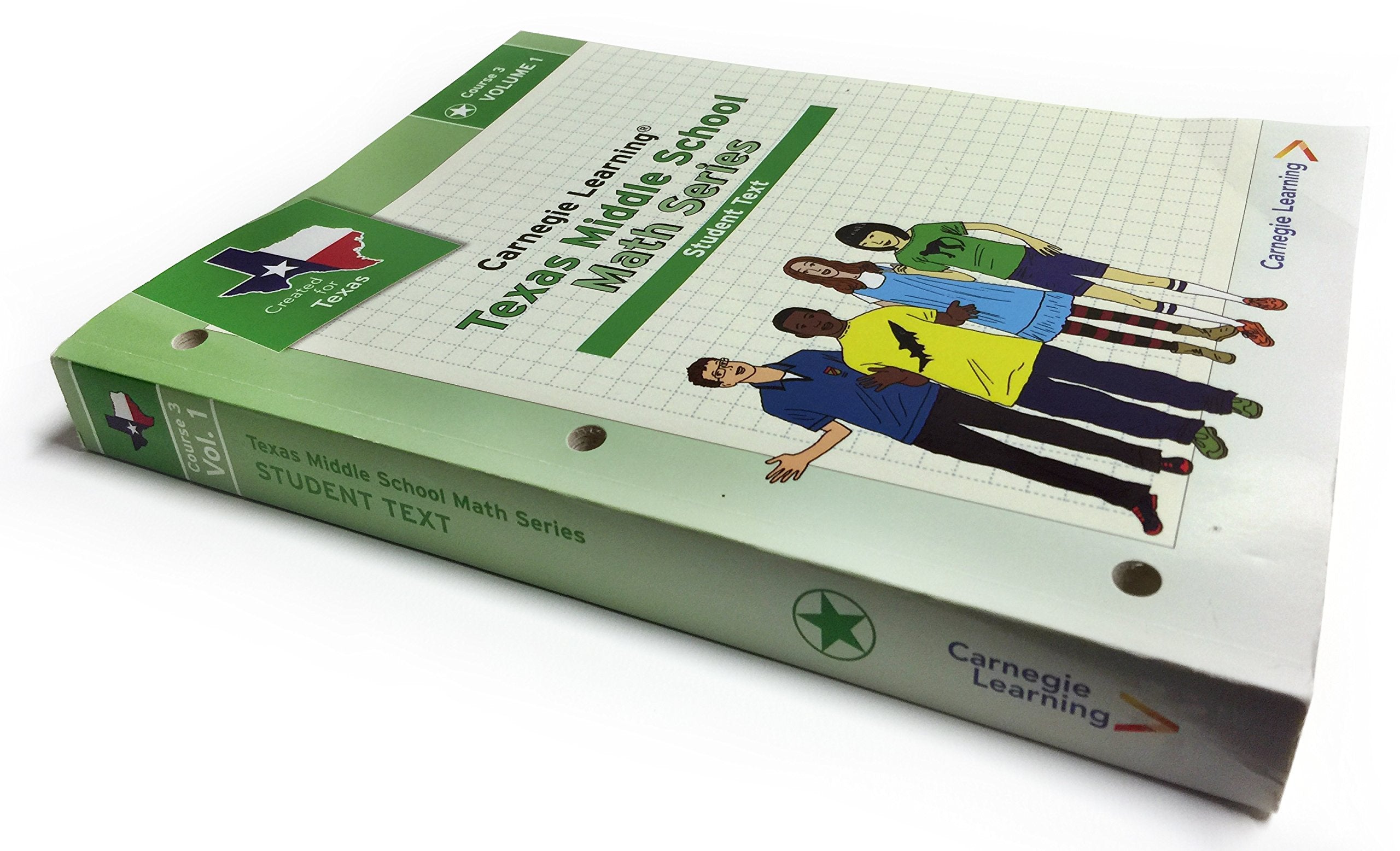 Carnegie Learning Texas Middle School Math Series, Student Text, Vol. 1 & 2