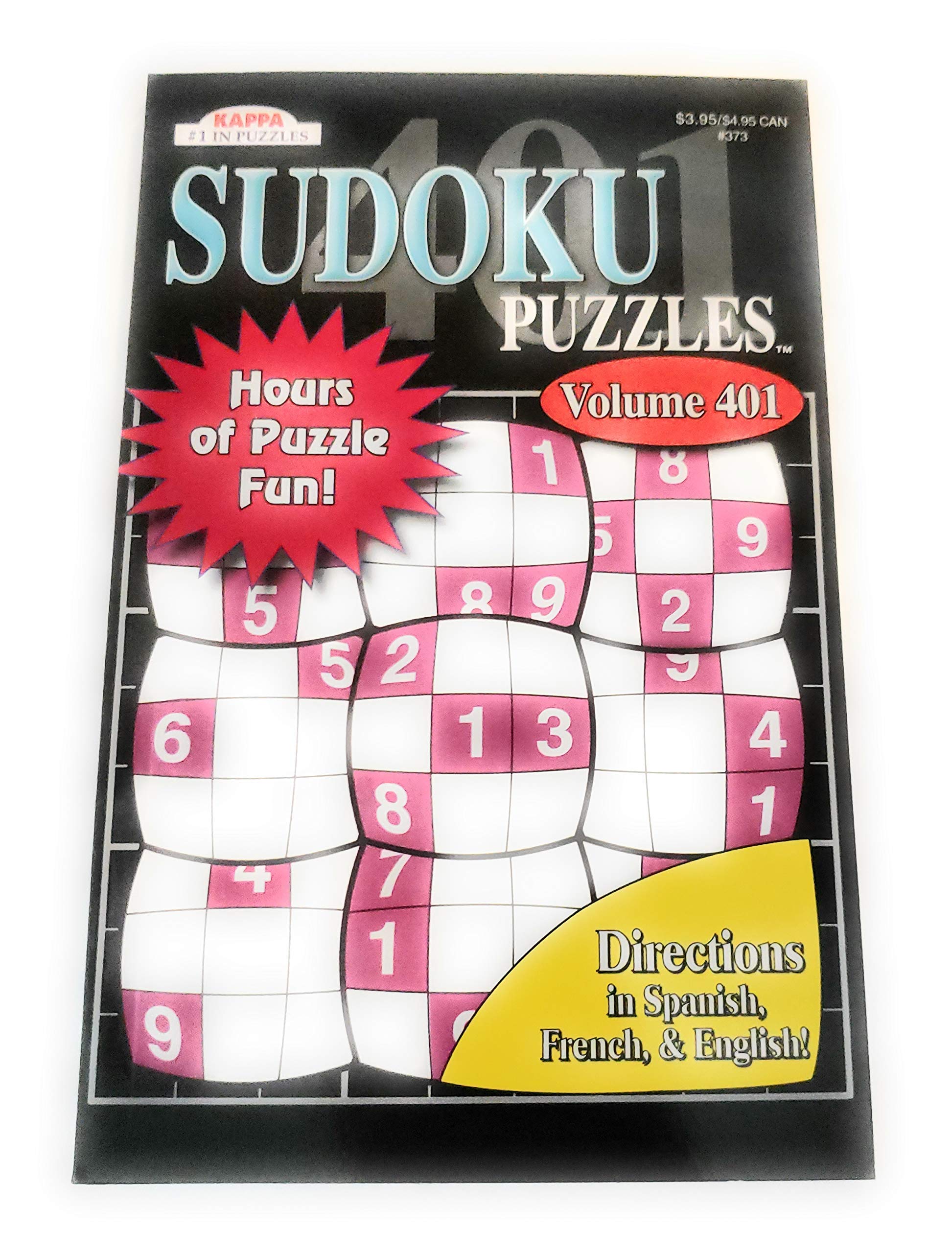 Kappa Sudoku Puzzles Volumes Vary See Sellers for Vol #(Directions in Spanish, French & English)