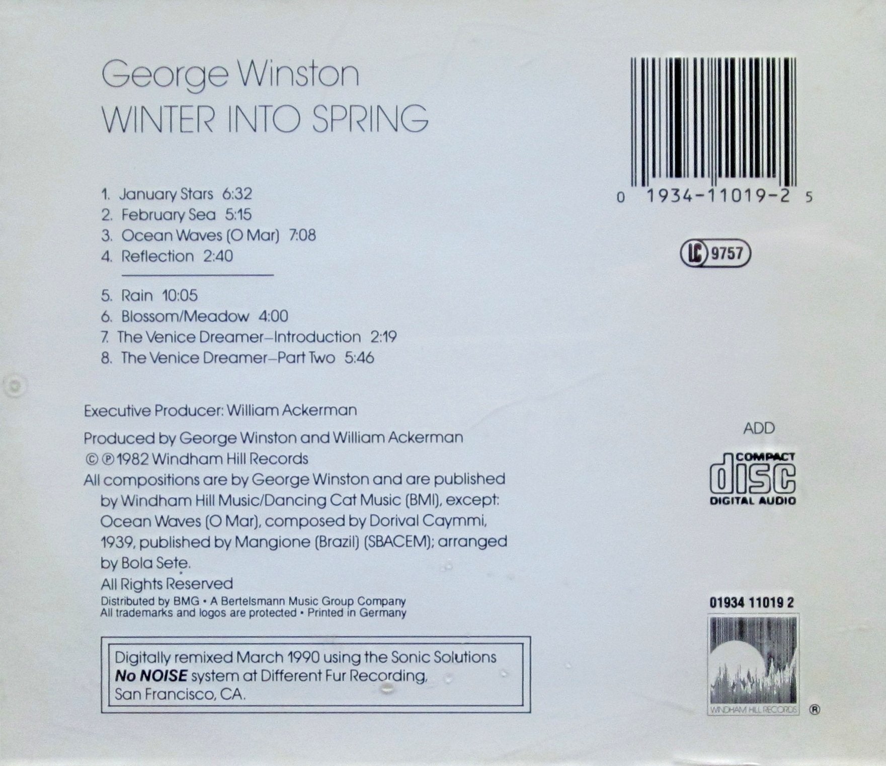 Winter Into Spring (Piano Solos)