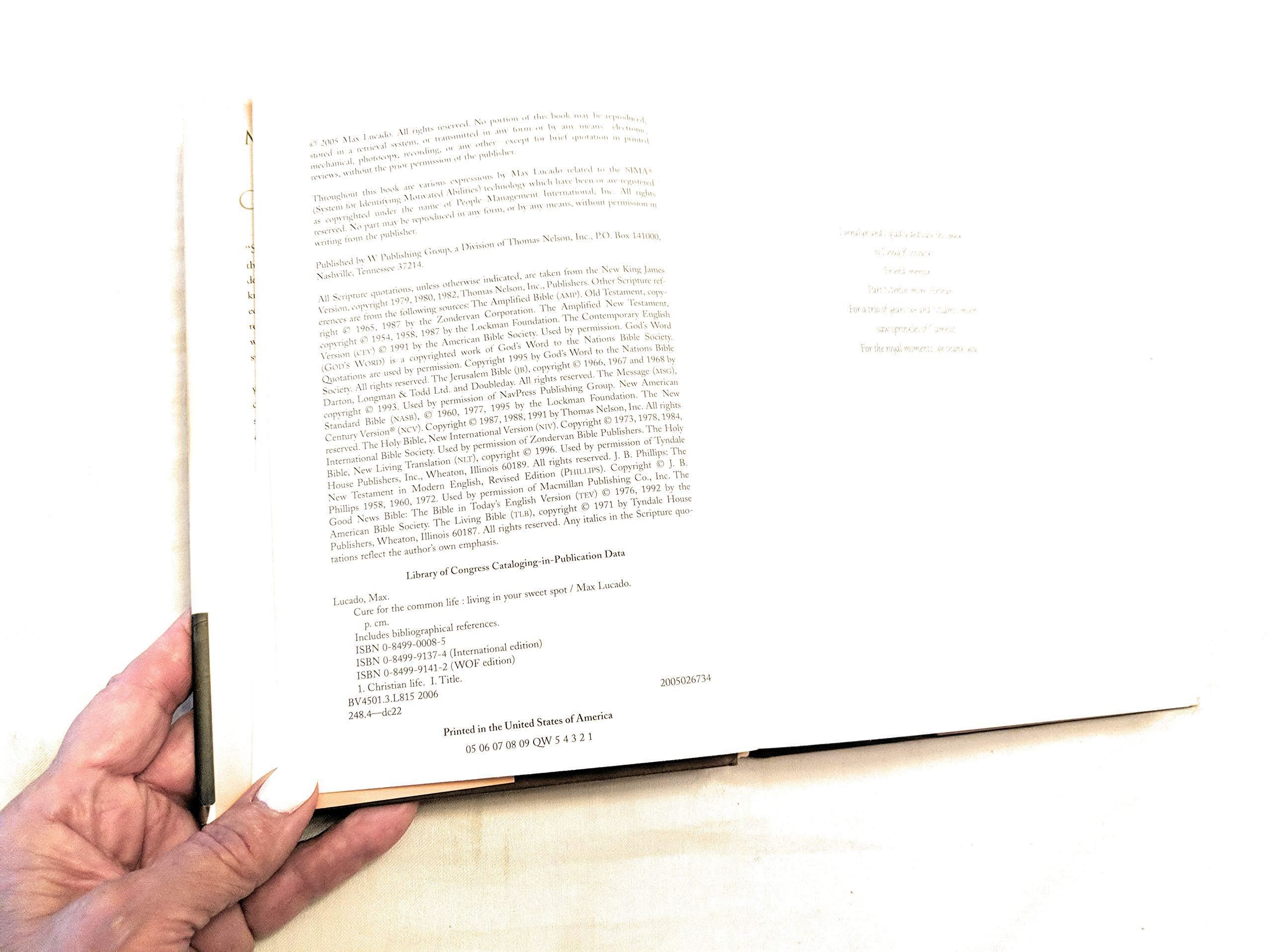 Cure for the Common Life: Living in Your Sweet Spot