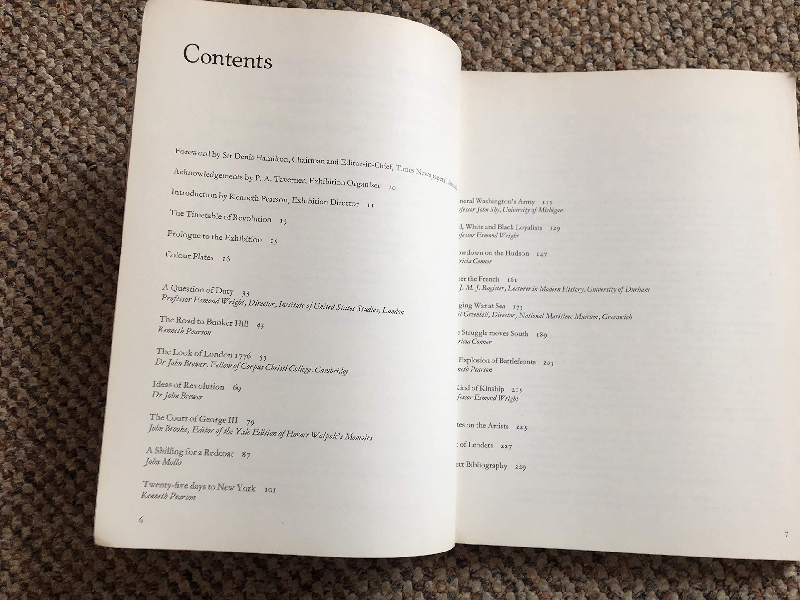 1776: The British story of the American Revolution : [catalogue of an exhibition] sponsored by The Times, The Sunday Times and Barclays Bank [held at ... October 1976 by Kenneth Pearson (1976