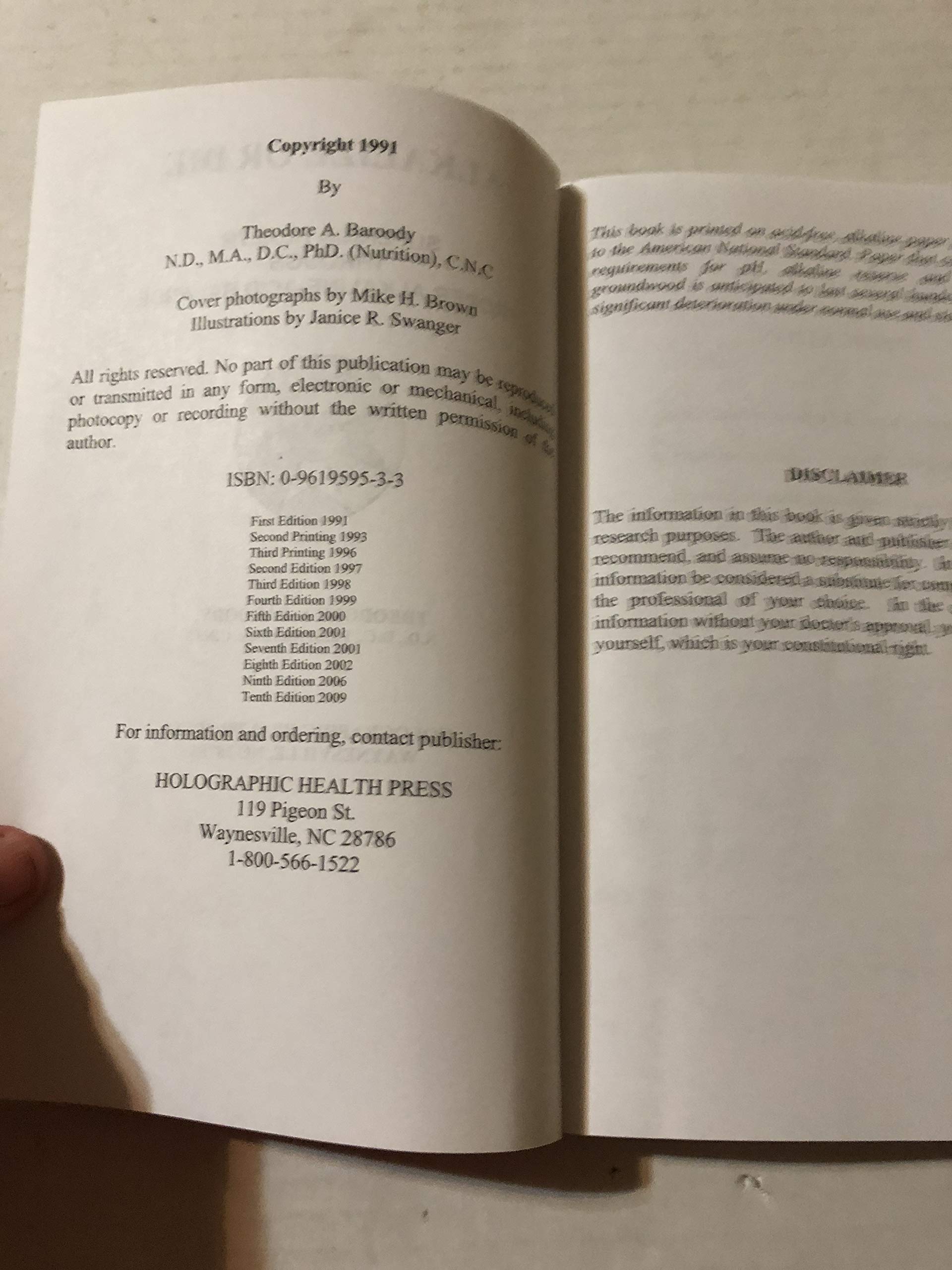 Alkalize or Die: Superior Health Through Proper Alkaline-Acid Balance