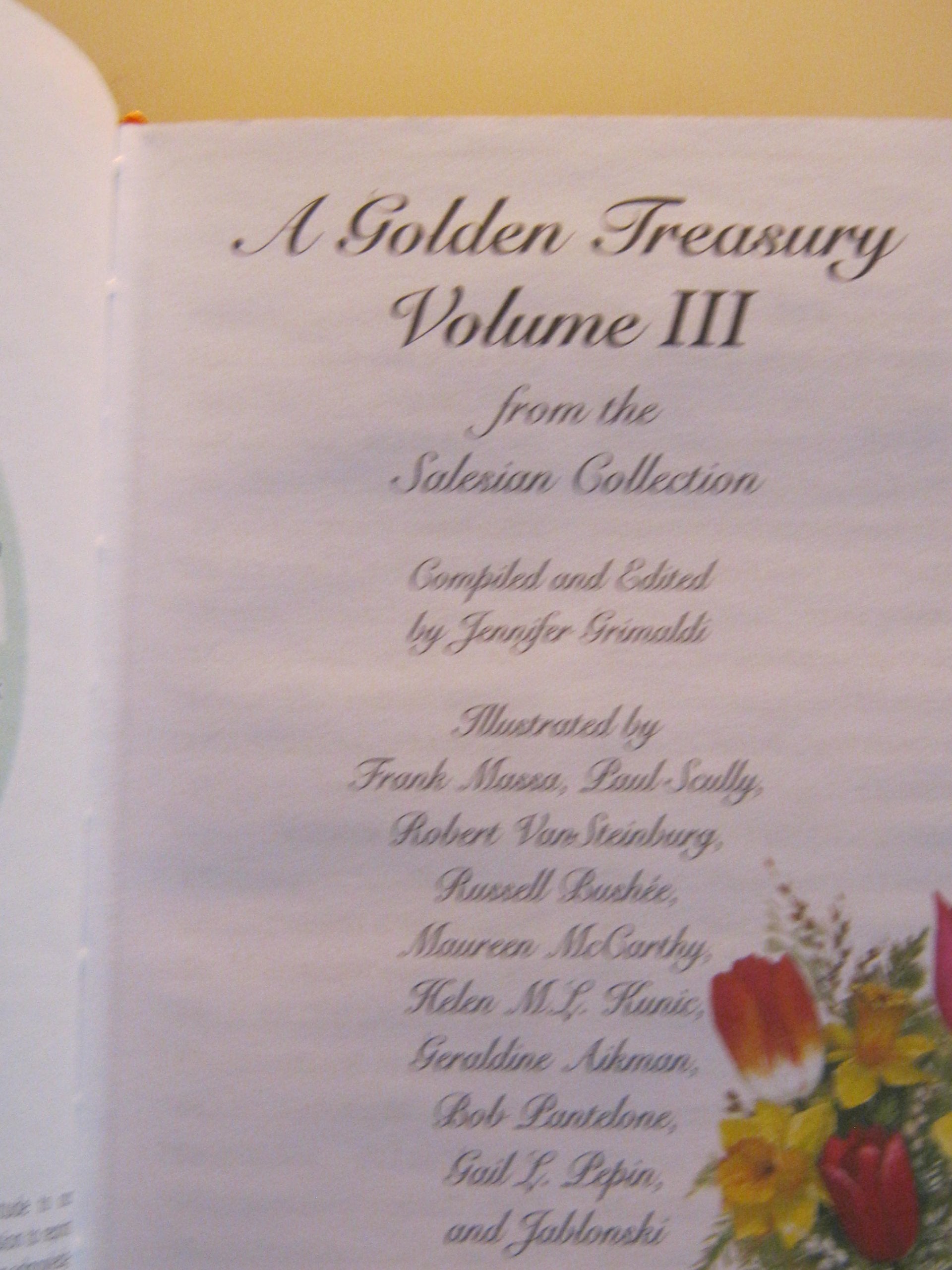 A Golden Treasury of Salesian Classics Volume III