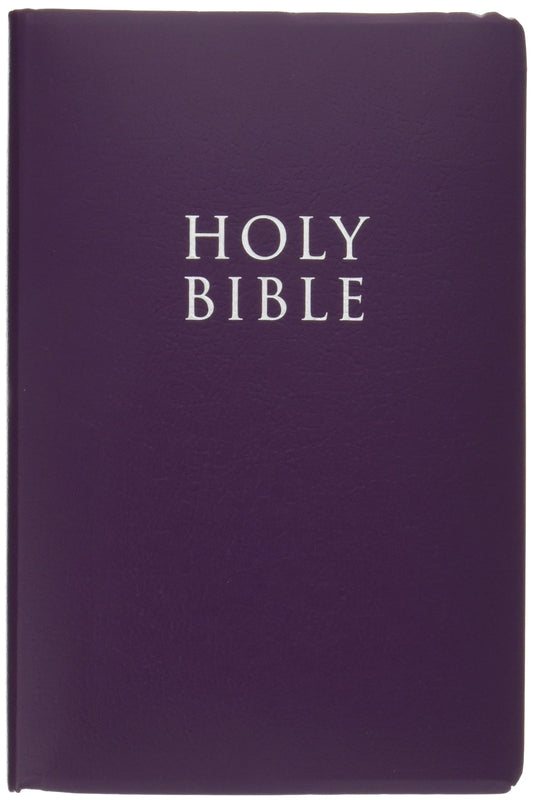 KJV, Gift and Award Bible, Imitation Leather, Purple, Red Letter Edition Zondervan