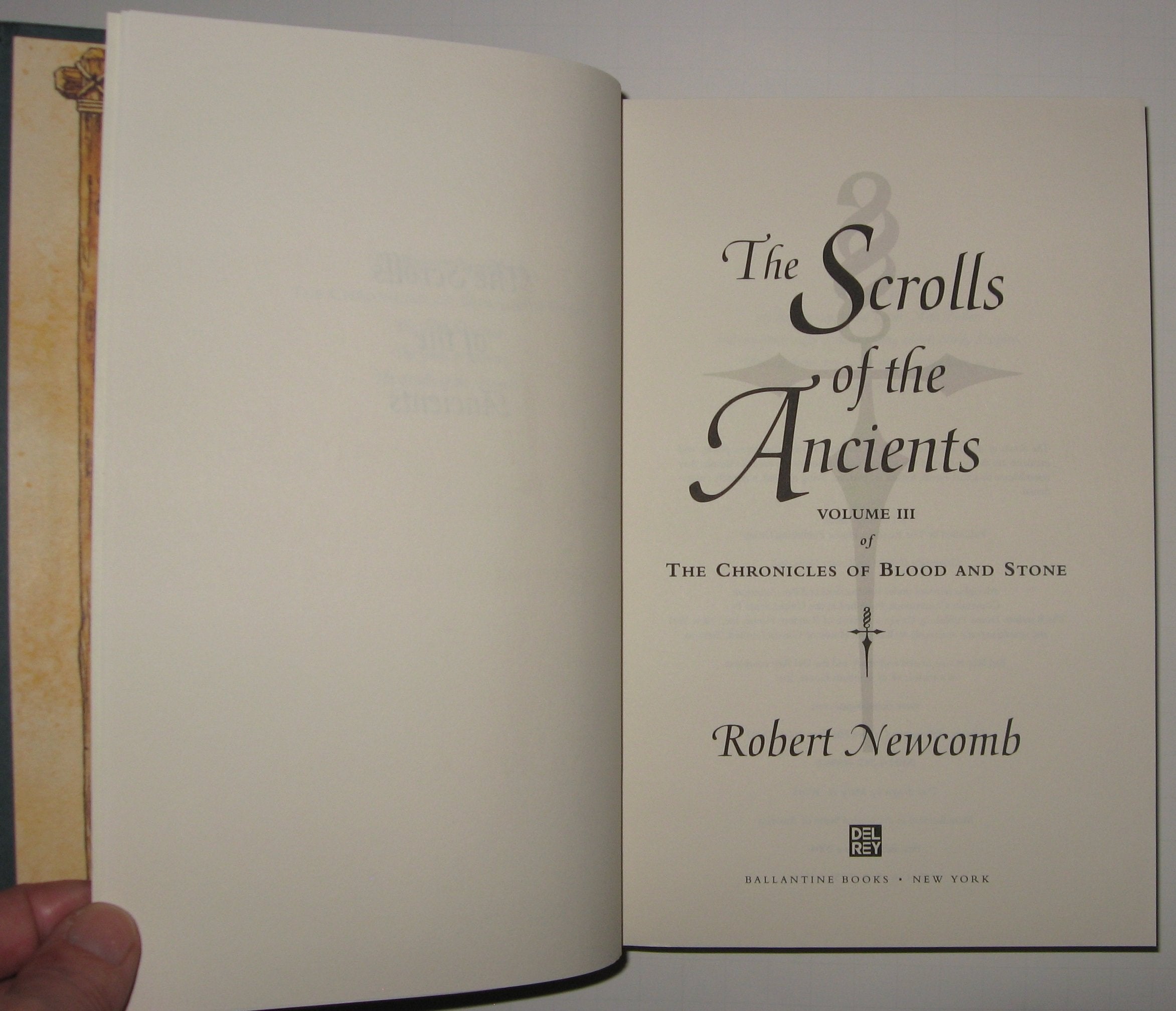 The Scrolls of the Ancients: Volume III of the Chronicles of Blood and Stone (Chronicles of Blood and Stone, Volume 3)