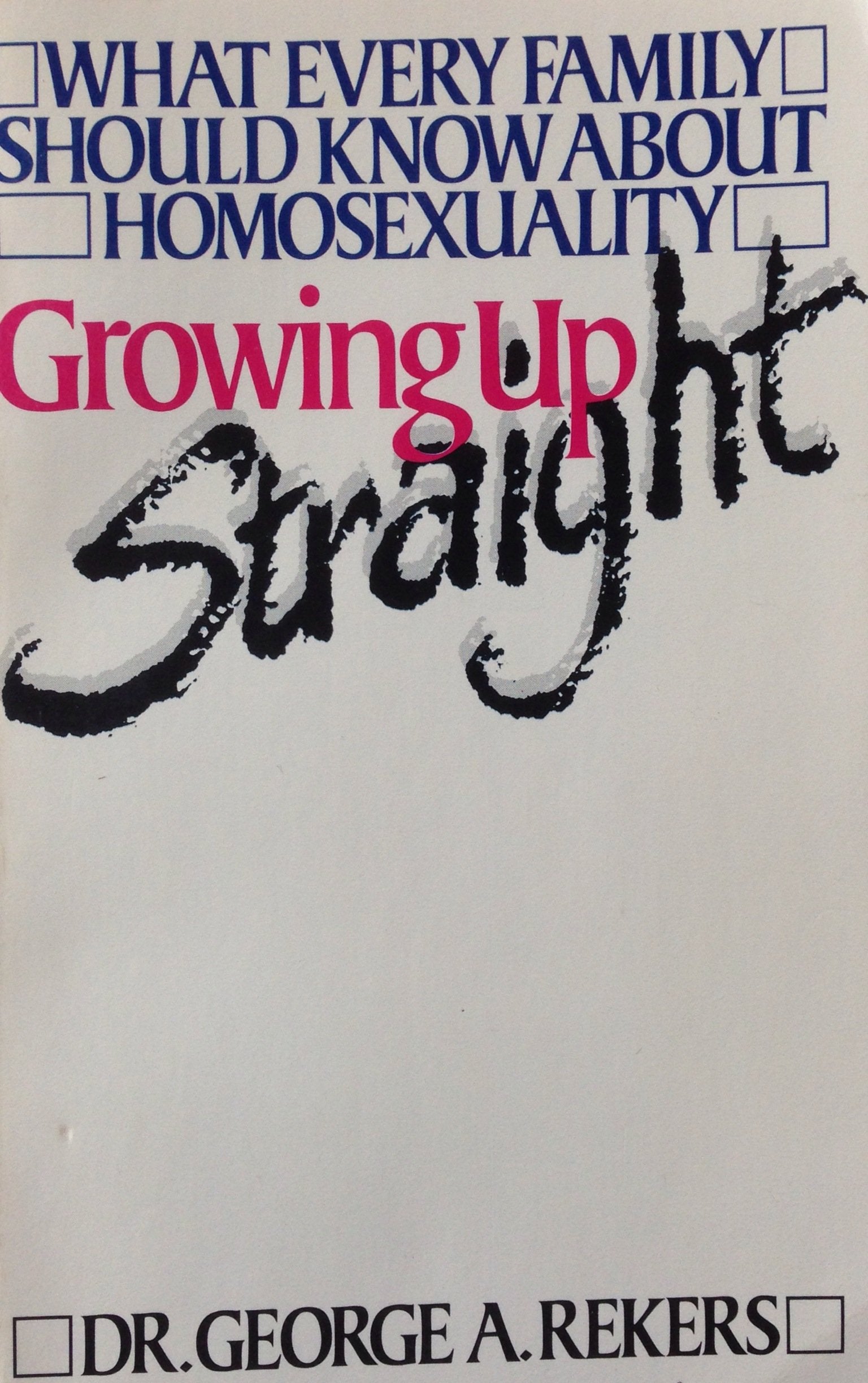 Growing up straight: What families should know about homosexuality