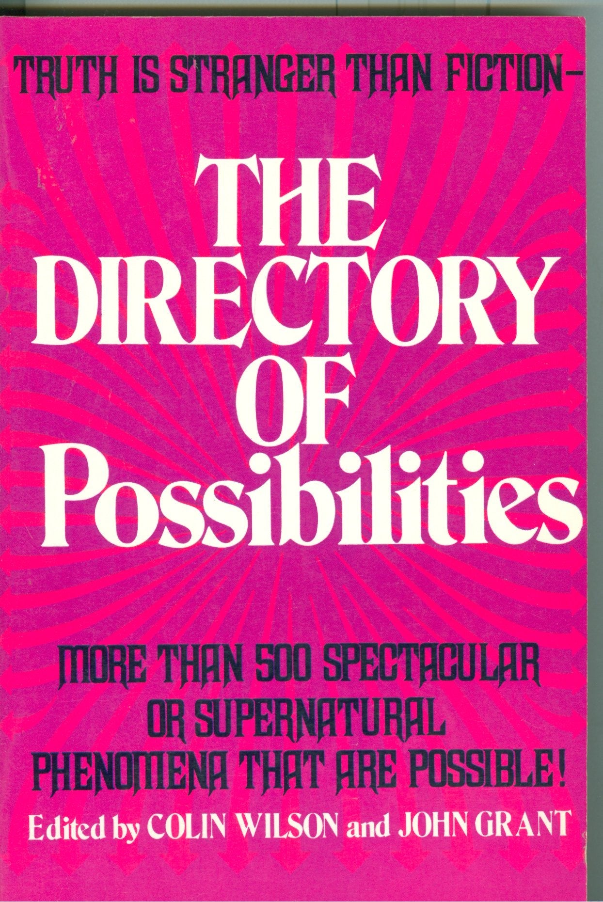 The Directory of Possibilities