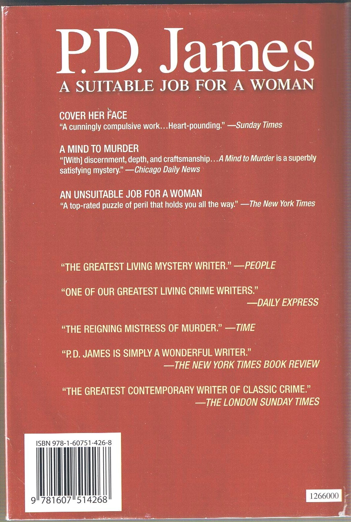 A Suitable Job for a Woman: Cover Her Face / A Mind to Murder / An Unsuitable Job for a Woman (Lost Classics Omnibus)