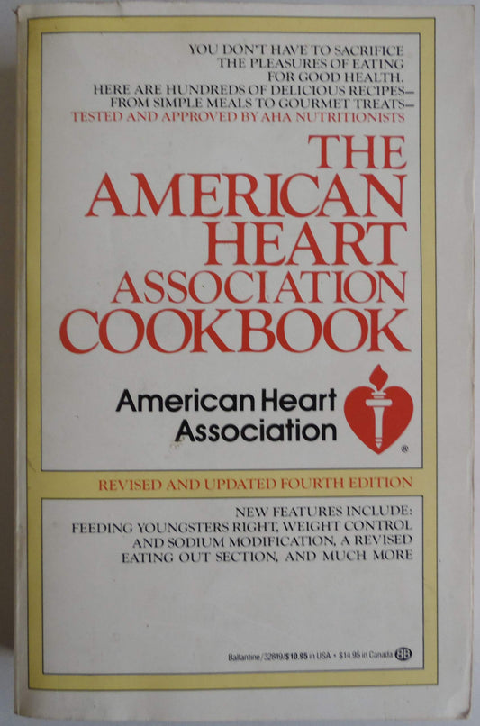 American Heart Association Cookbook: Fourth Edition Eshleman, Ruthe