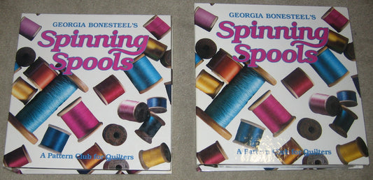 Georgia Bonesteels Spinning Spools 2 Volume Set A Pattern Club for Quilters [Ringbound] Georgia Bonesteel