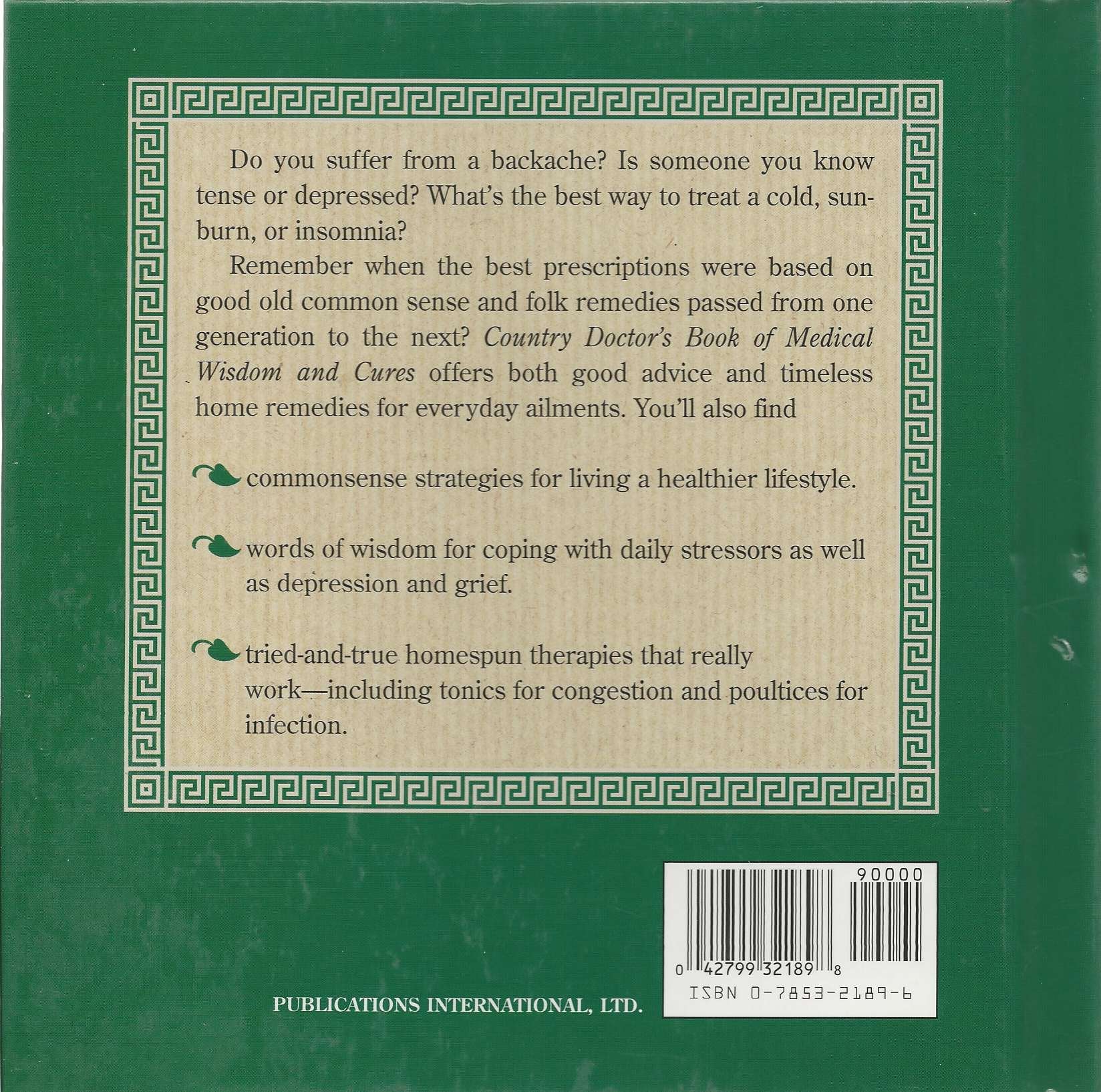 Country Doctor's Book of Medical Wisdom and Cures