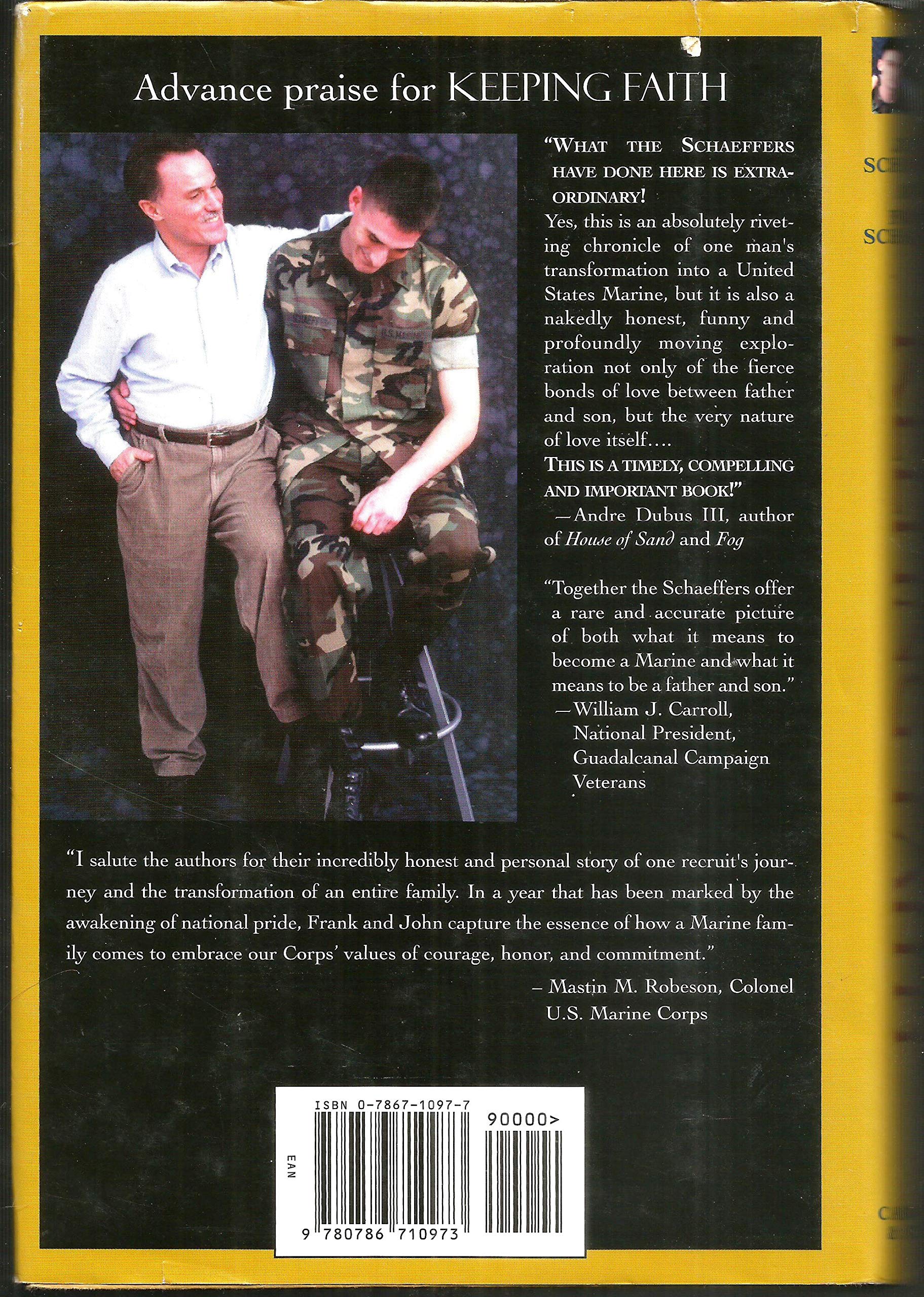 Keeping Faith: A Father-Son Story About Love and the United States Marine Corps