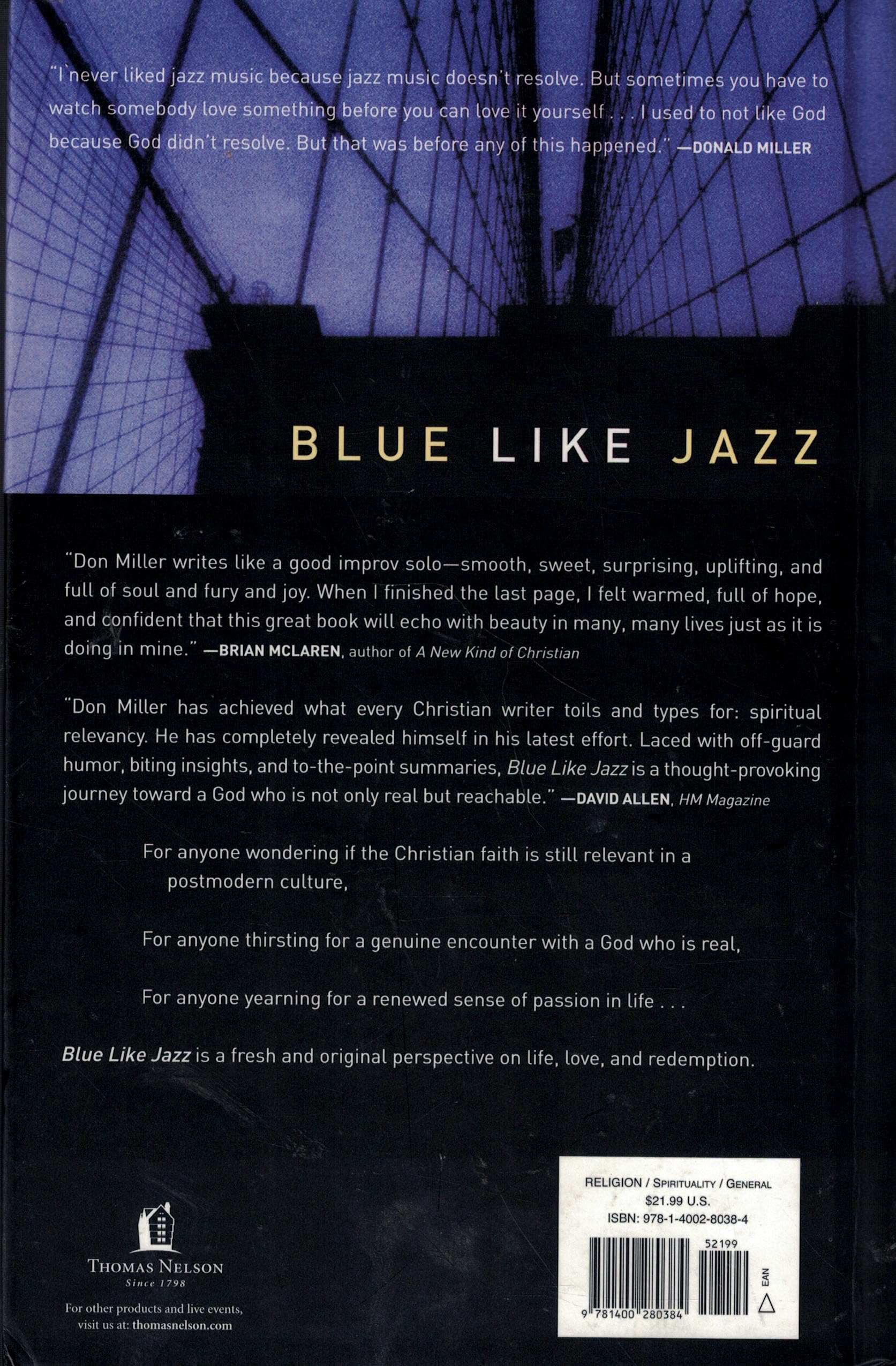 Blue Like Jazz (Special Edition with dvd & study guide)