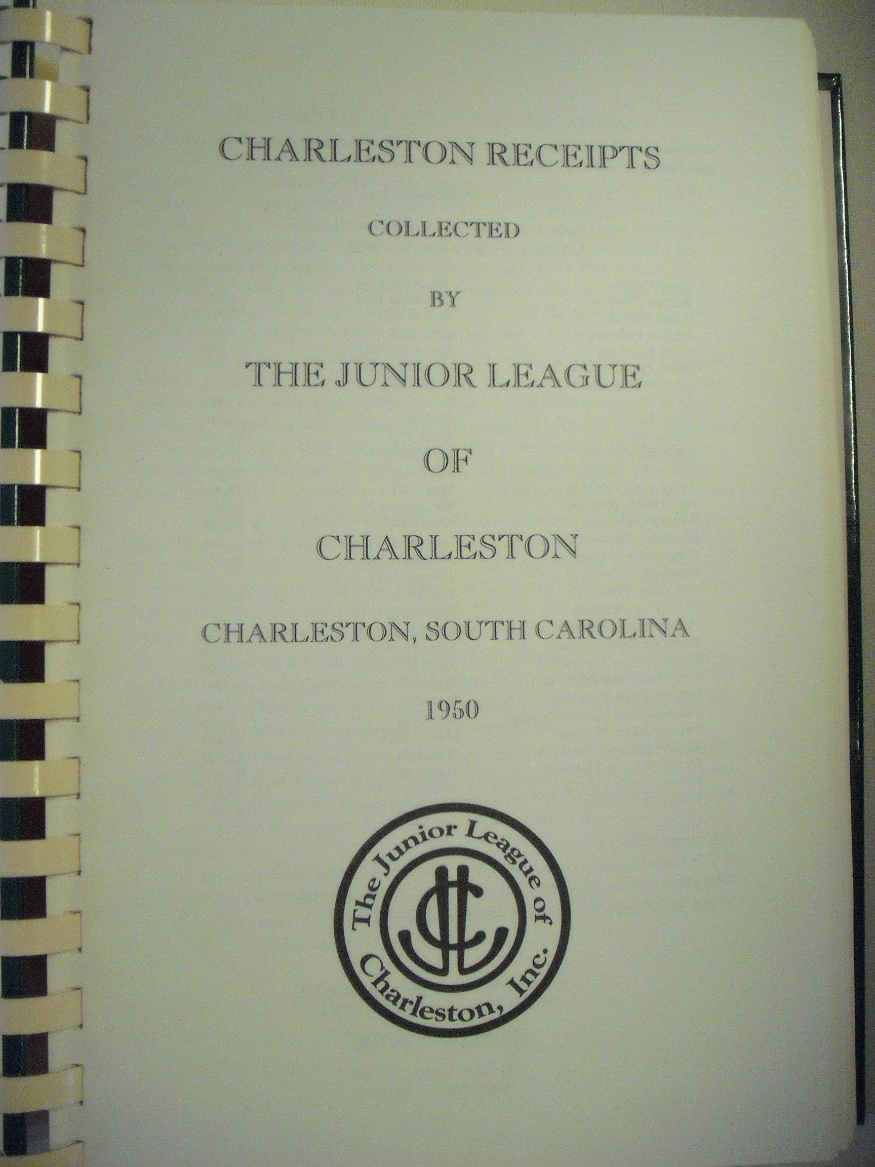 Charleston Receipts