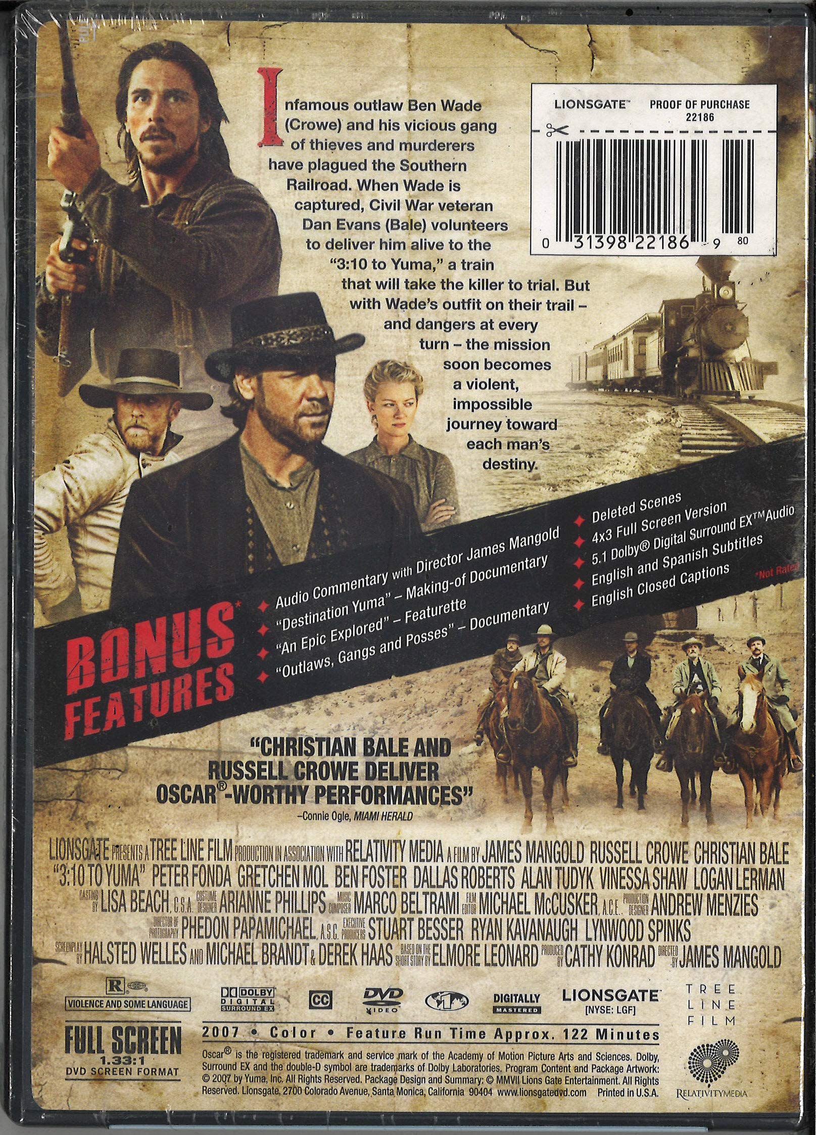 3:10 to Yuma (Full Screen Edition)