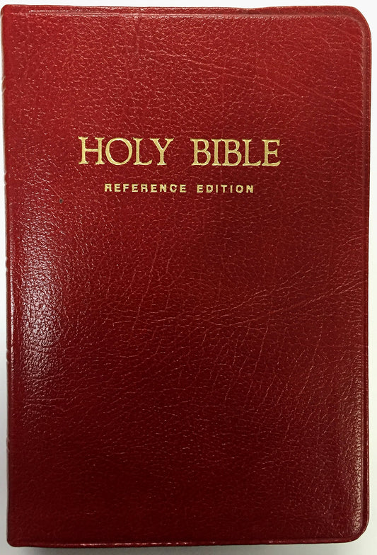 Holy Bible  King James Version  Reference Edition  Words of Christ in Red  Red Leather  Thomas Nelson 486R [Leather Bound] unknown author