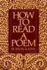 How to Read a Poem [Paperback] Raffel, Burton