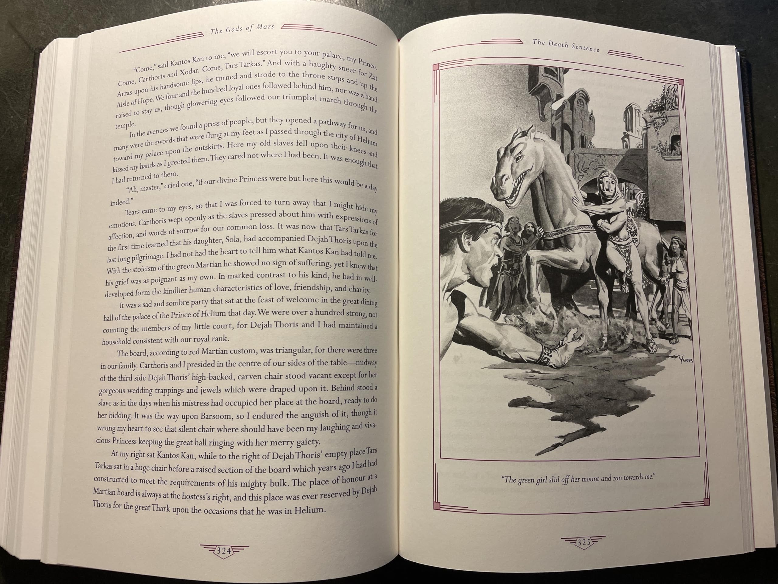 John Carter of Mars: A Princess of Mars, The Gods of Mars, The Warlord of Mars (Library of Wonder)