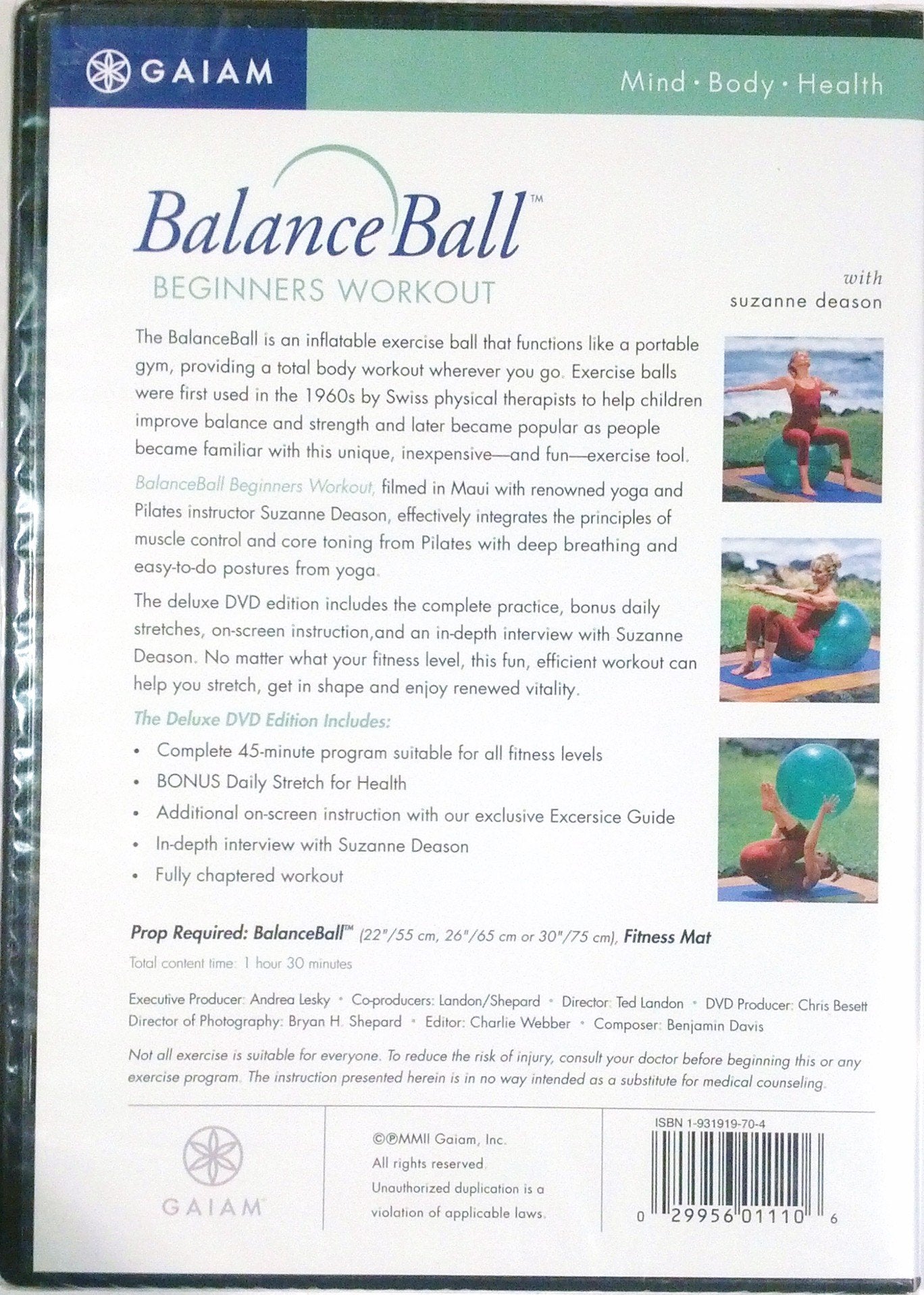 Balance Ball Beginners Workout