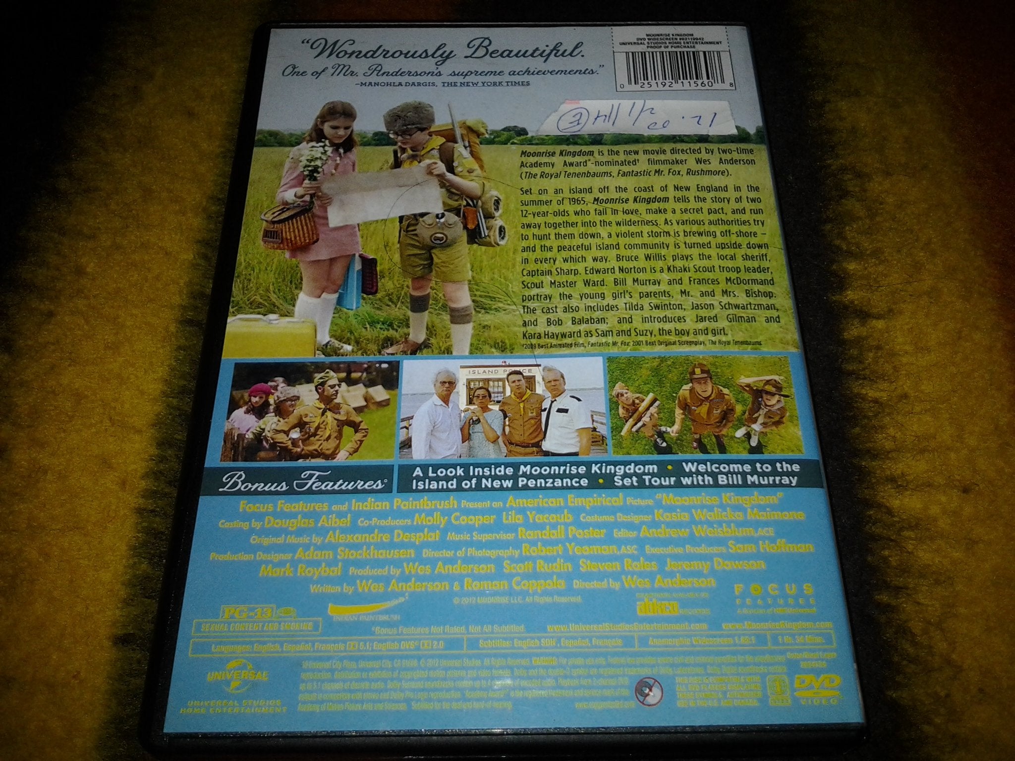 Moonrise Kingdom [DVD]