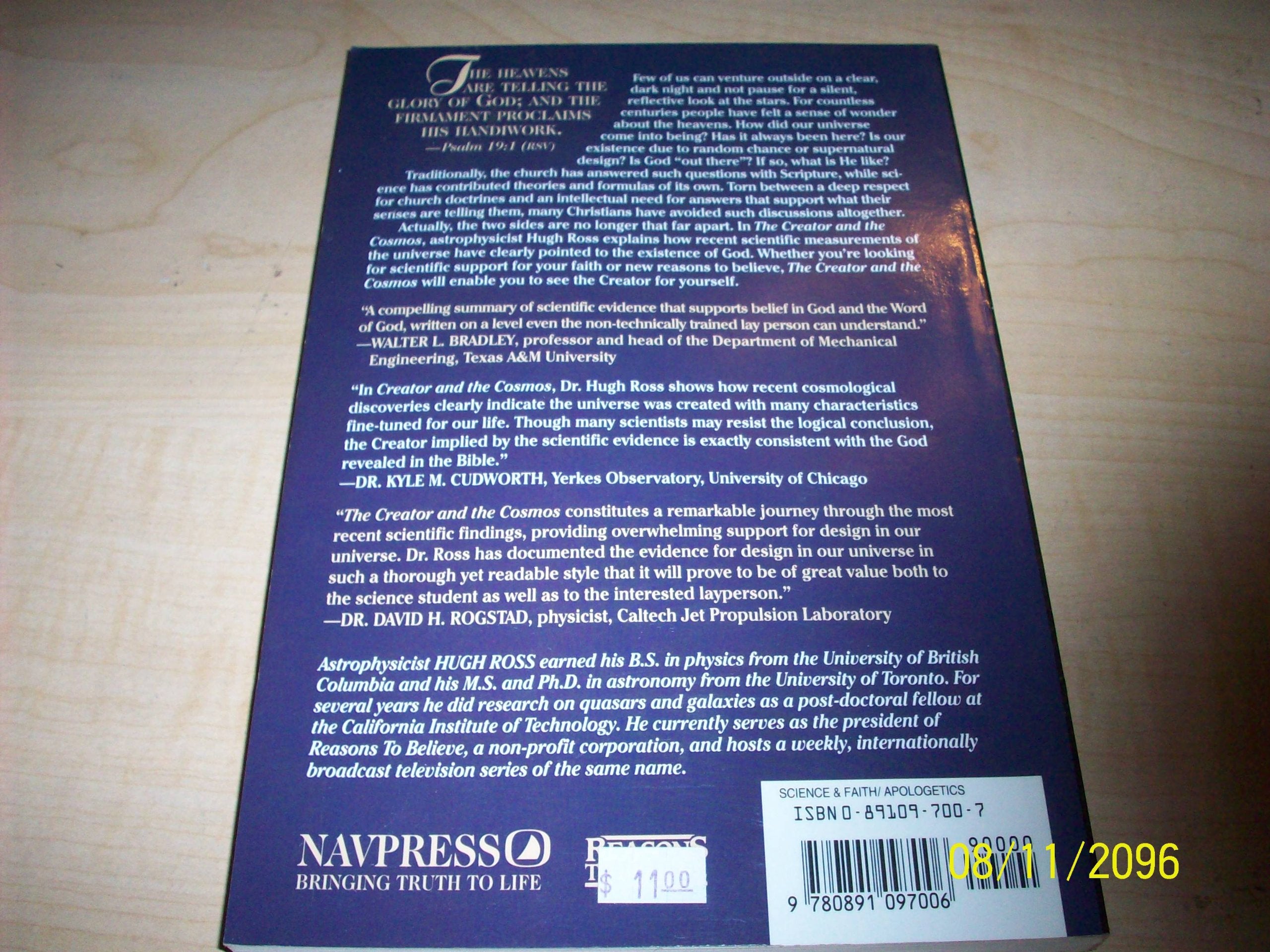 The Creator and the Cosmos: How the Greatest Scientific Discoveries of the Century Reveal God