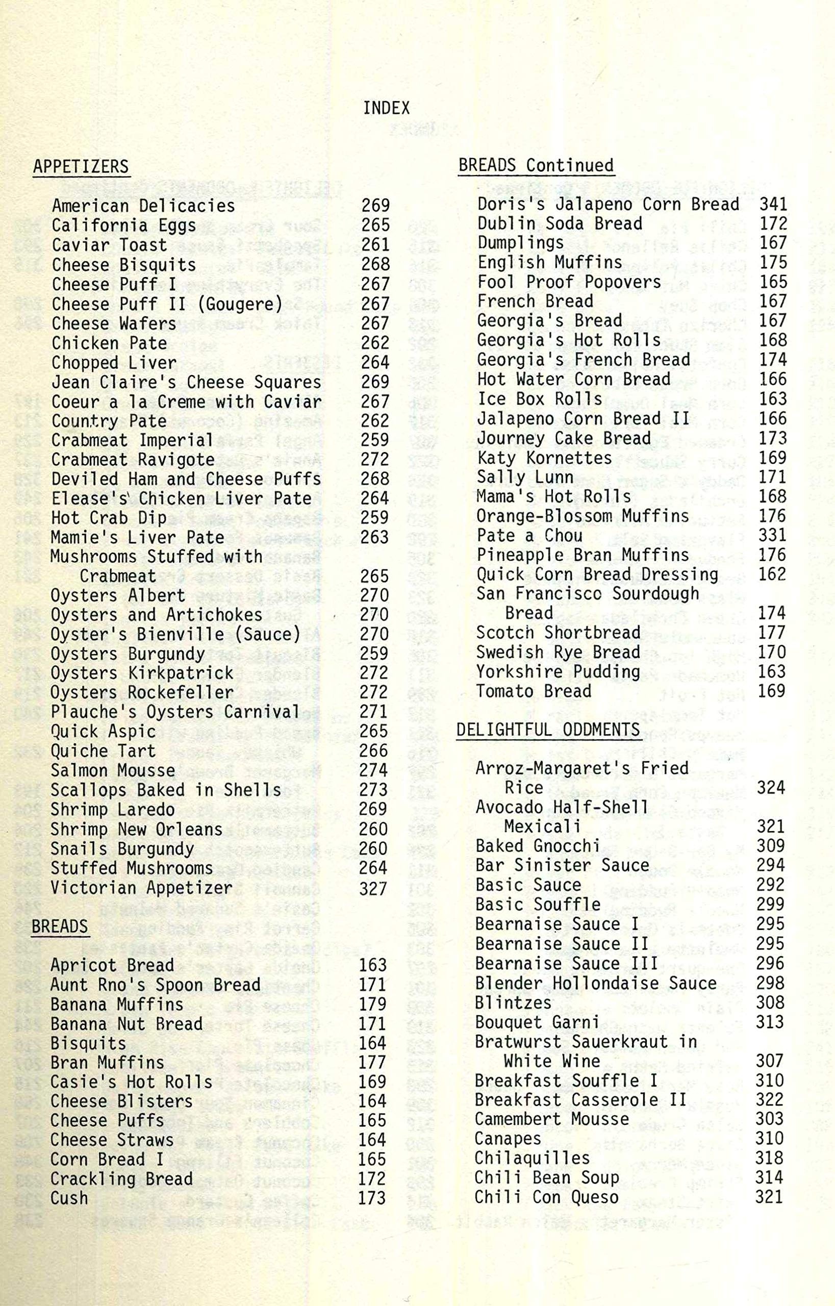 Beat until Stiff! Tasty Tidbits from Texian Tables