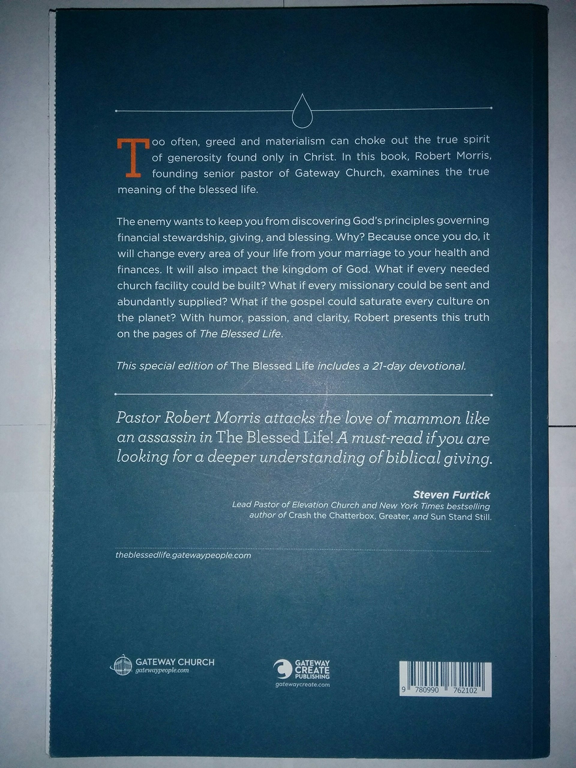 The Blessed Life: Unlocking the Rewards of Generous Living by Morris, Robert by ROBERT MORRIS (2015-05-03)