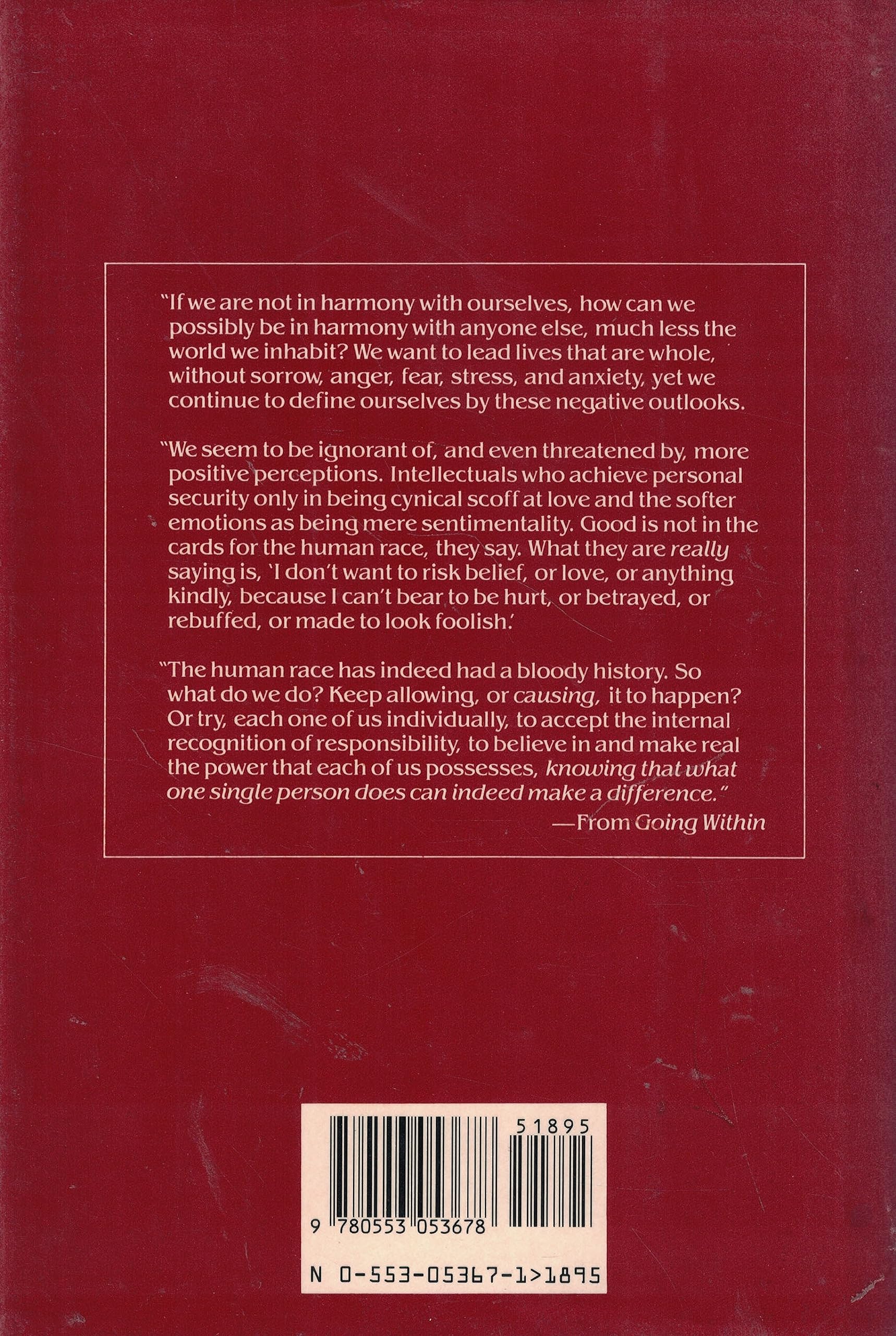 Going Within: A Guide for Inner Transformation