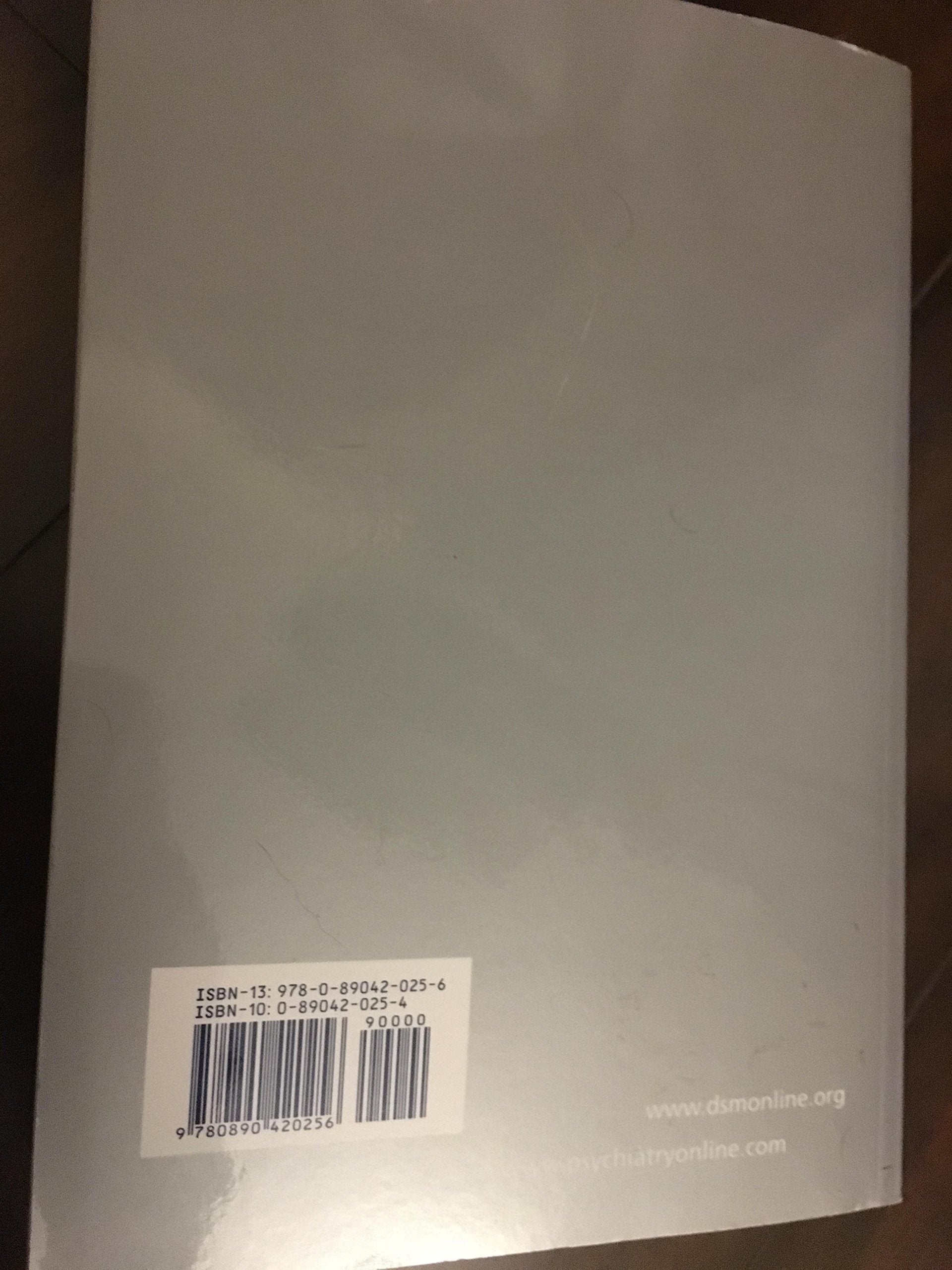 Diagnostic and Statistical Manual of Mental Disorders, 4th Edition, Text Revision (DSM-IV-TR)