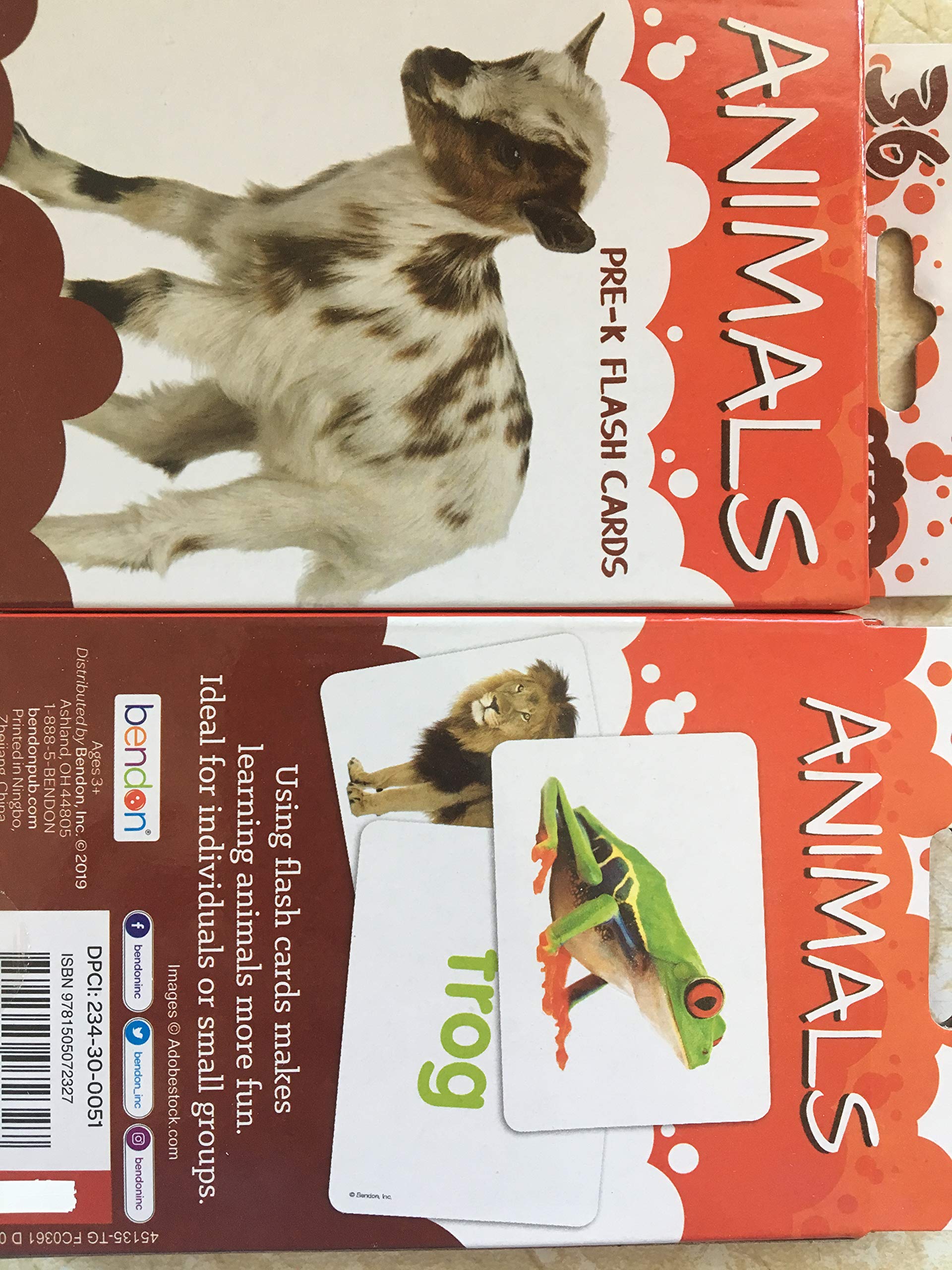 Bendon Animal Flash Cards