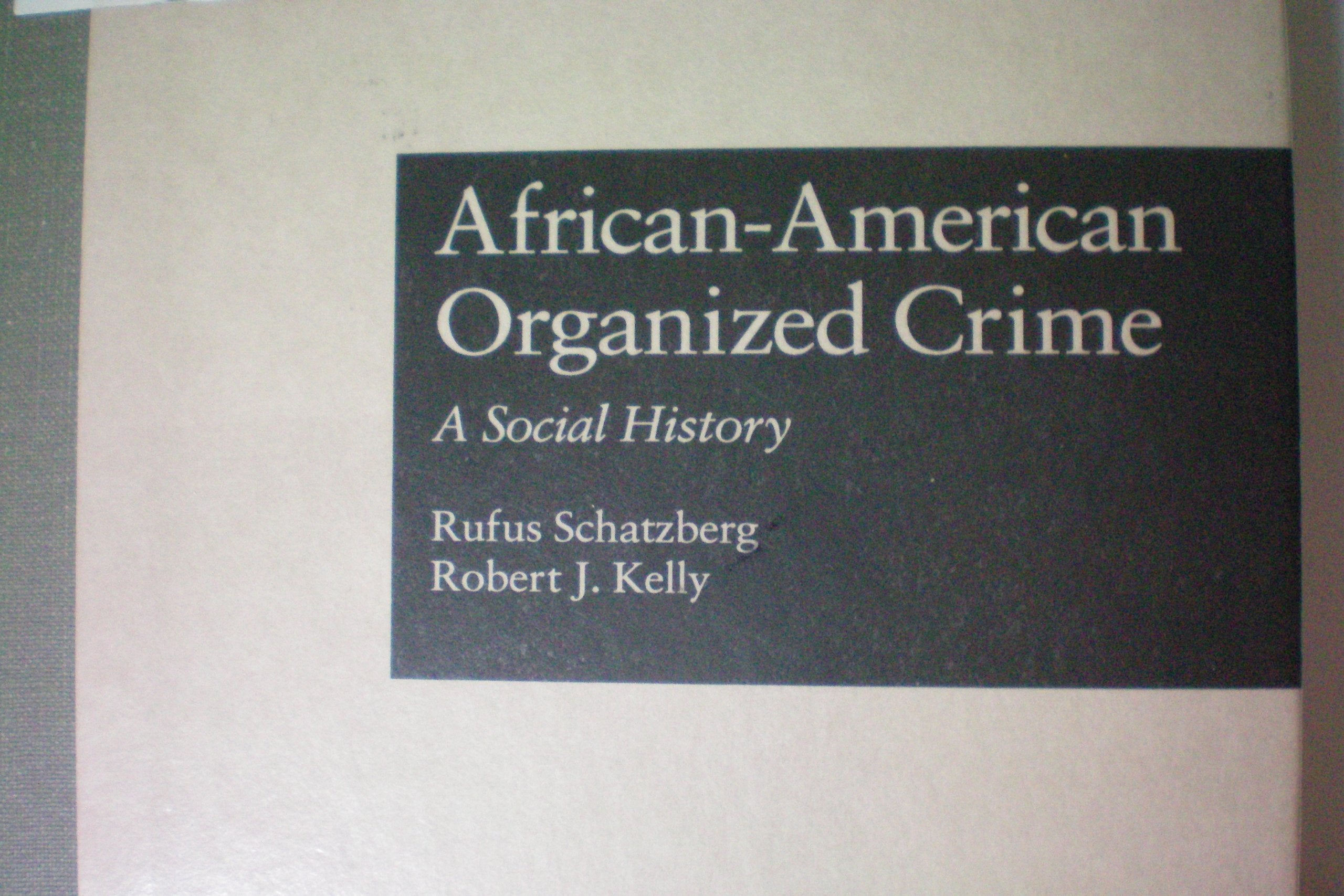 African-American Organized Cri (Garland Reference Library of Social Science:current Issues in Criminal Justice)