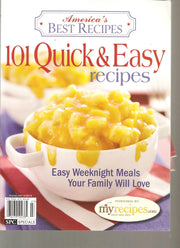 America's Best Recipes (101 Quick & Easy Recipes, 2010)