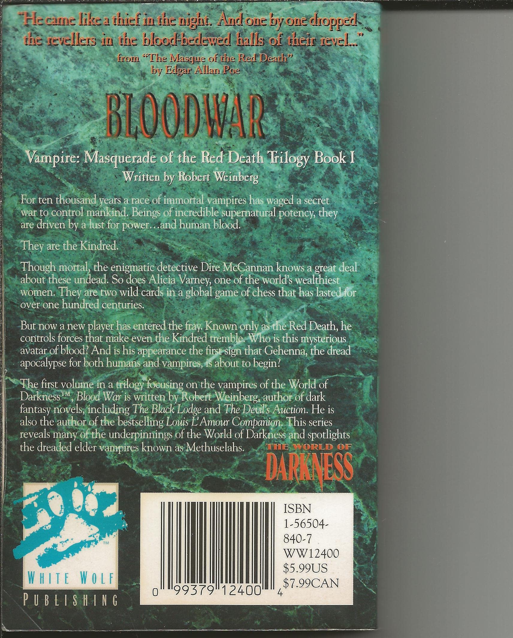 Blood War (Masquerade of the Red Death #1)