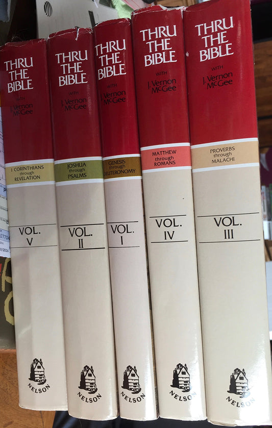 Thru the Bible 15 5 Volume Set McGee, Vernon J