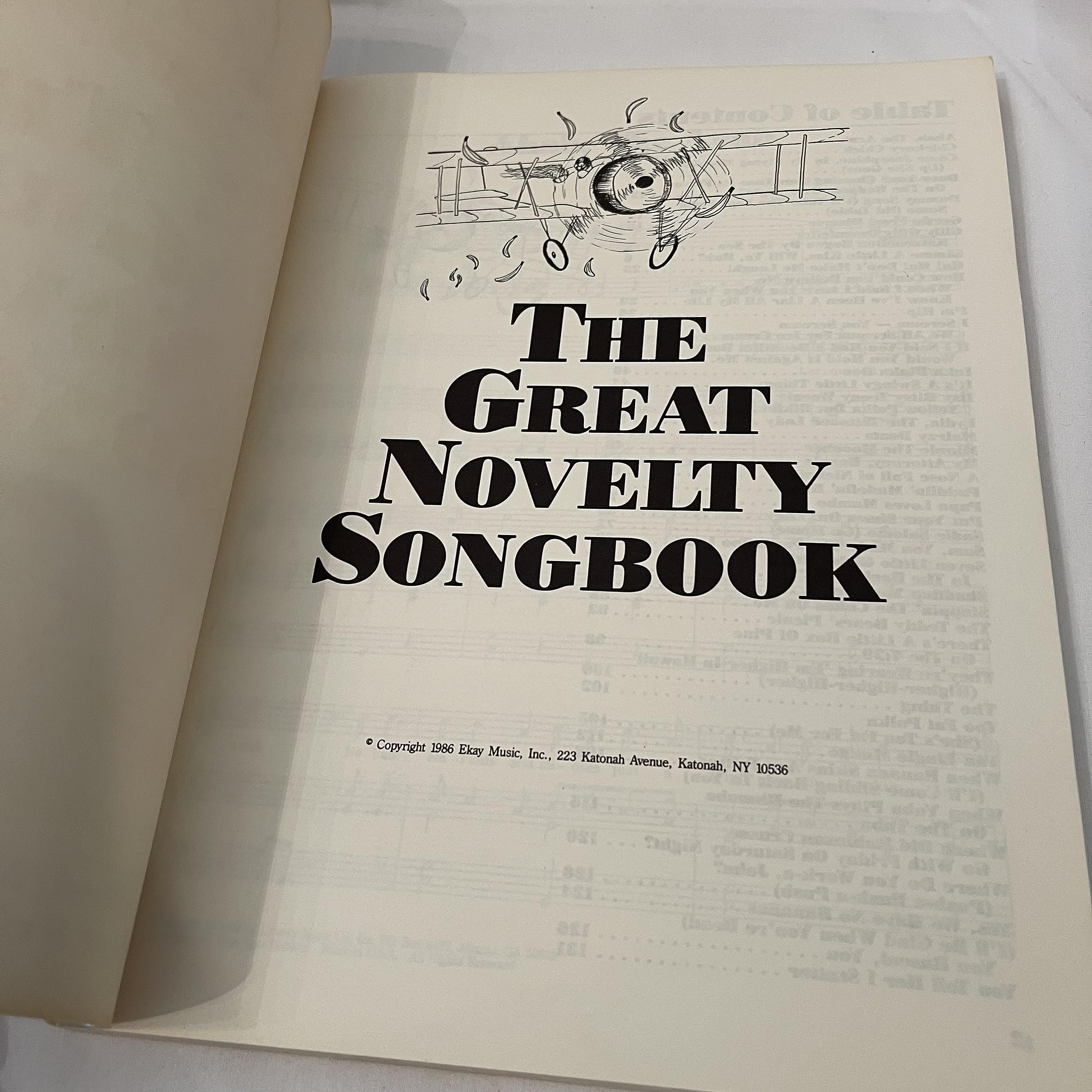The Great Novelty Songbook: The Silliest, Funniest, Wackiest, Nuttiest Songs Ever Written in One Wild Collection/Sf-0206