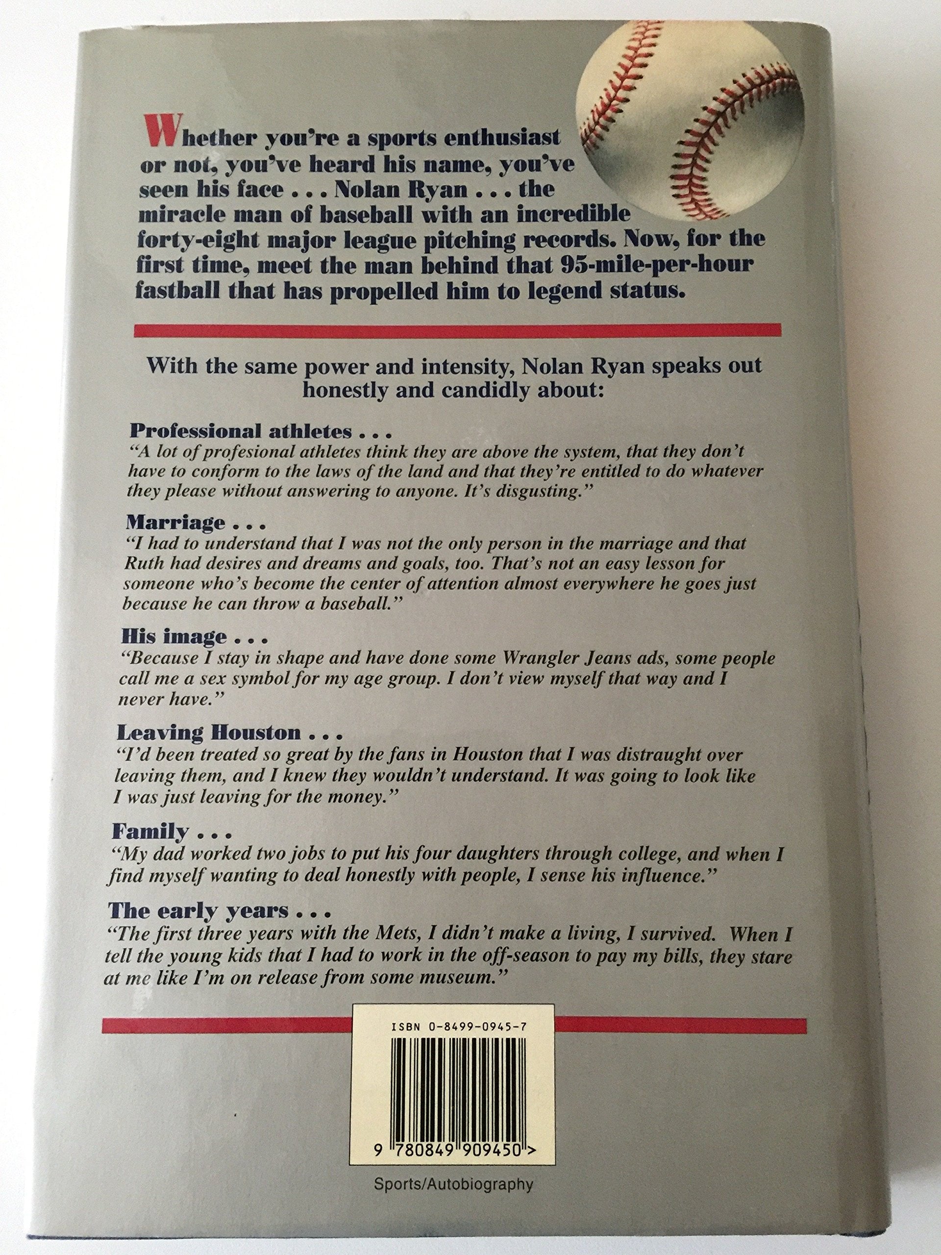 Miracle Man: Nolan Ryan : The Autobiography