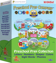 Preschool Prep Series Collection - 10 DVD Boxed Set (Meet the Letters, Meet the Numbers, Meet the Shapes, Meet the Colors, Meet the Sight Words 1, 2 & 3, Meet the Phonics - Letter Sounds, Dig