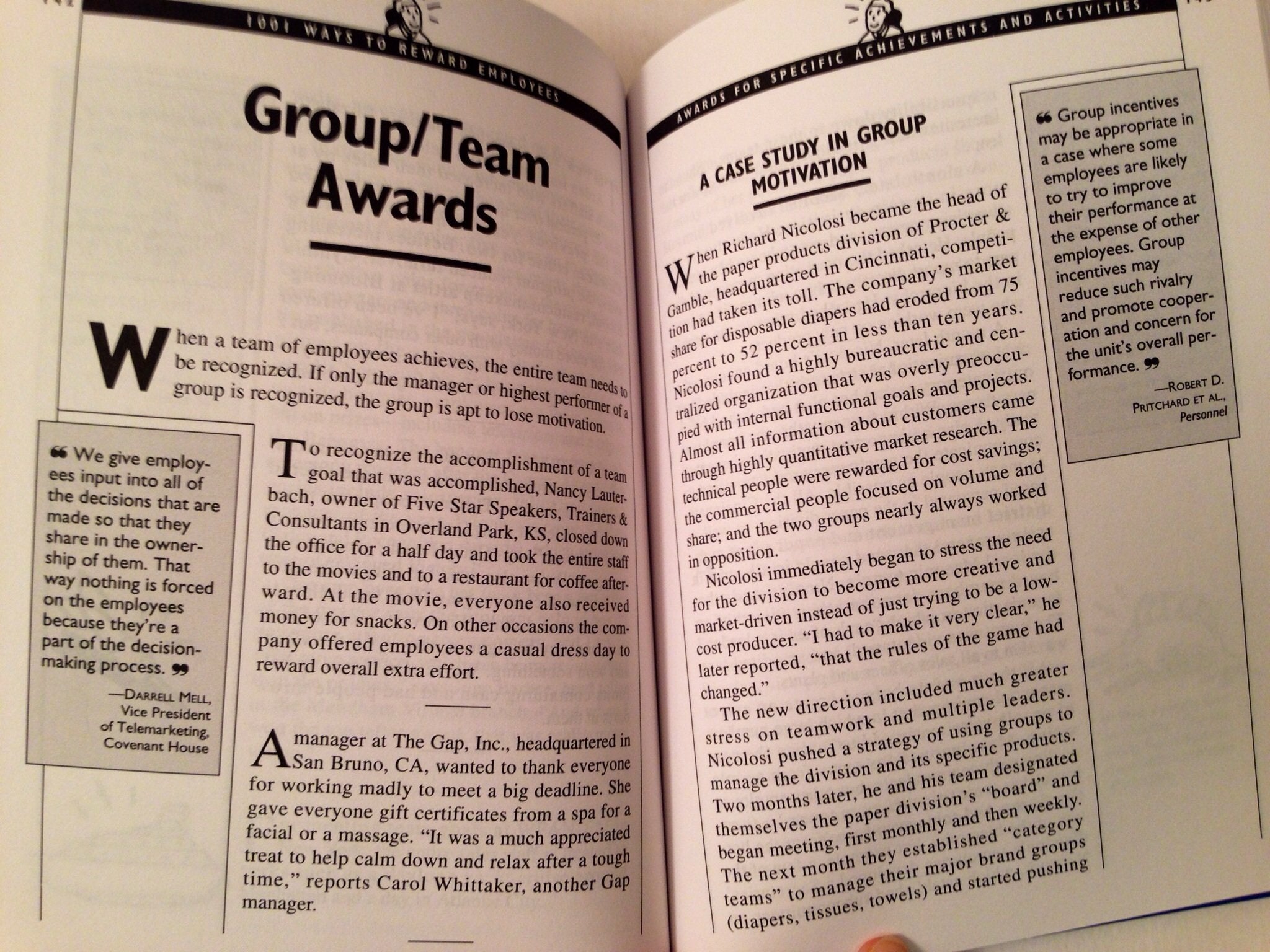 1001 Ways to Reward Employees