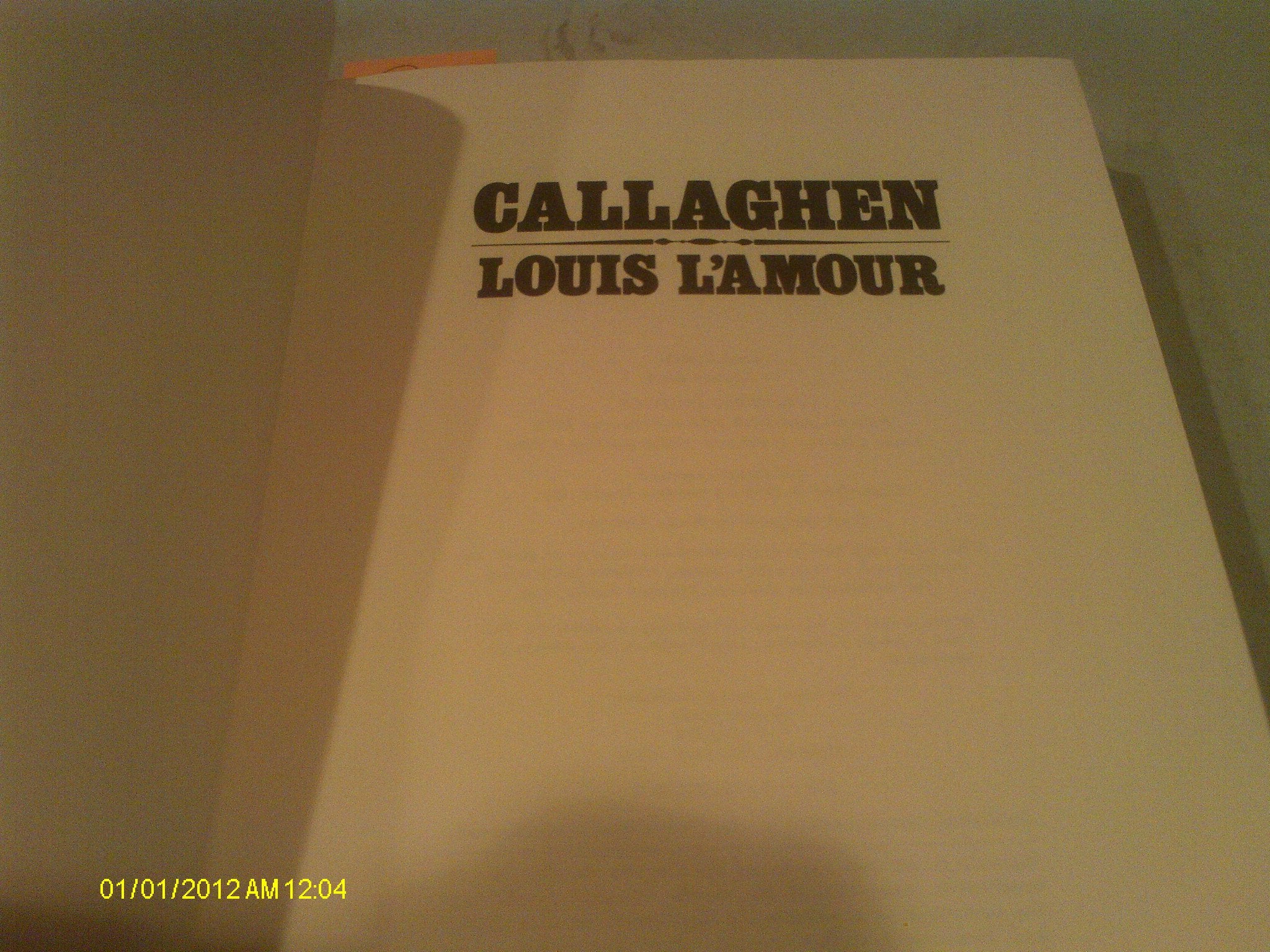 Callaghen Louis Lamour Collection