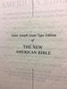 Saint Joseph Giant Type Edition of the New American Bible Translated From the Original Languages with Critical Use of All the Ancient Sources 1986 Blessed by John Paul II on August 15 1993 [Imitation Leather] Catholic Book