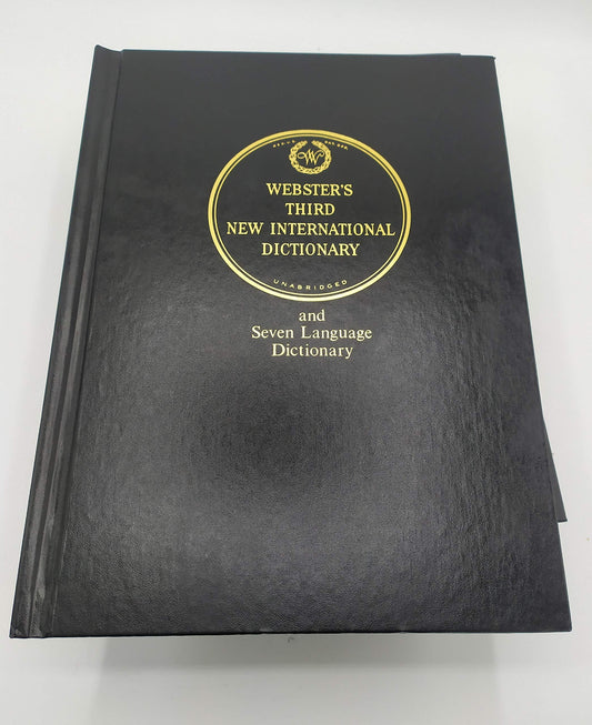 Websters Third New International Dictionary, Unabridged and Seven Language Dictionary Vols One, Two and Three [Hardcover] Encyclopaedia Britannica