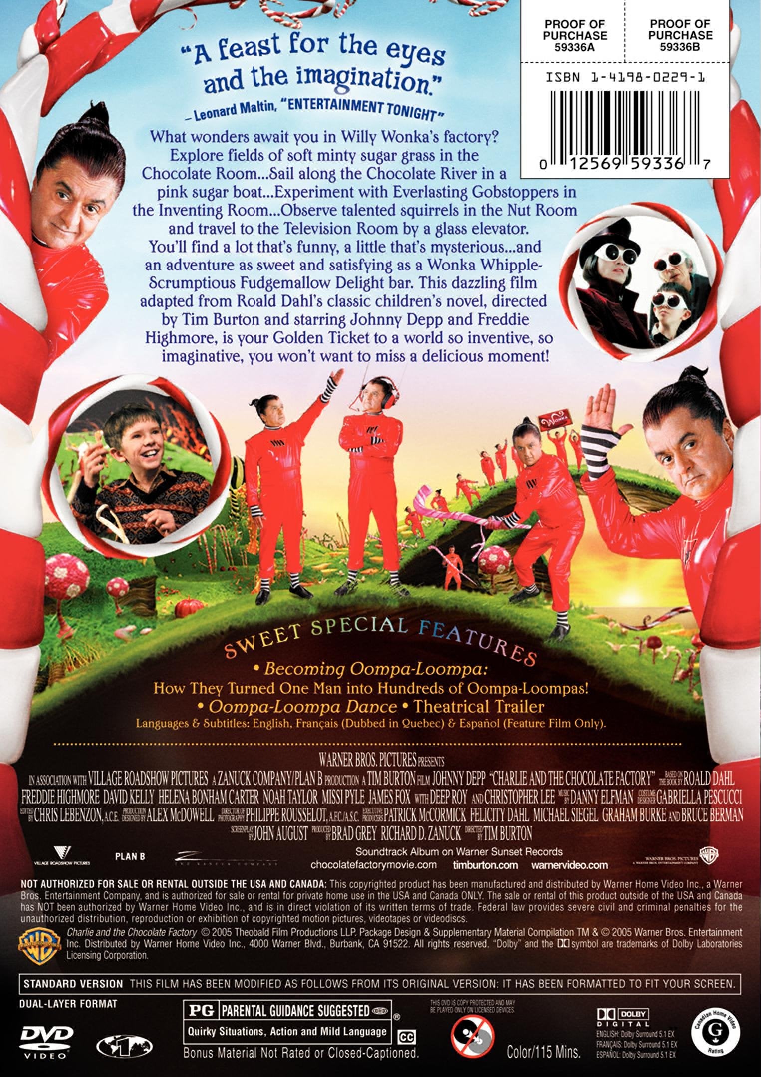 Charlie and the Chocolate Factory (Full Screen Edition)