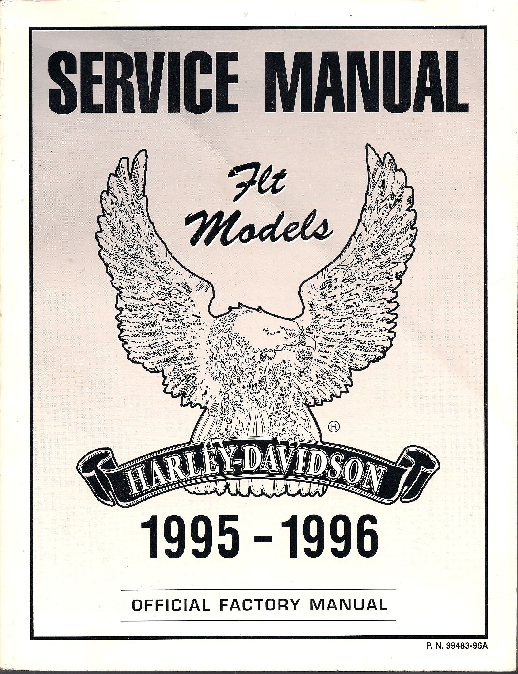 1995-1996 Harley-Davidson FLT Models Factory Service Manual